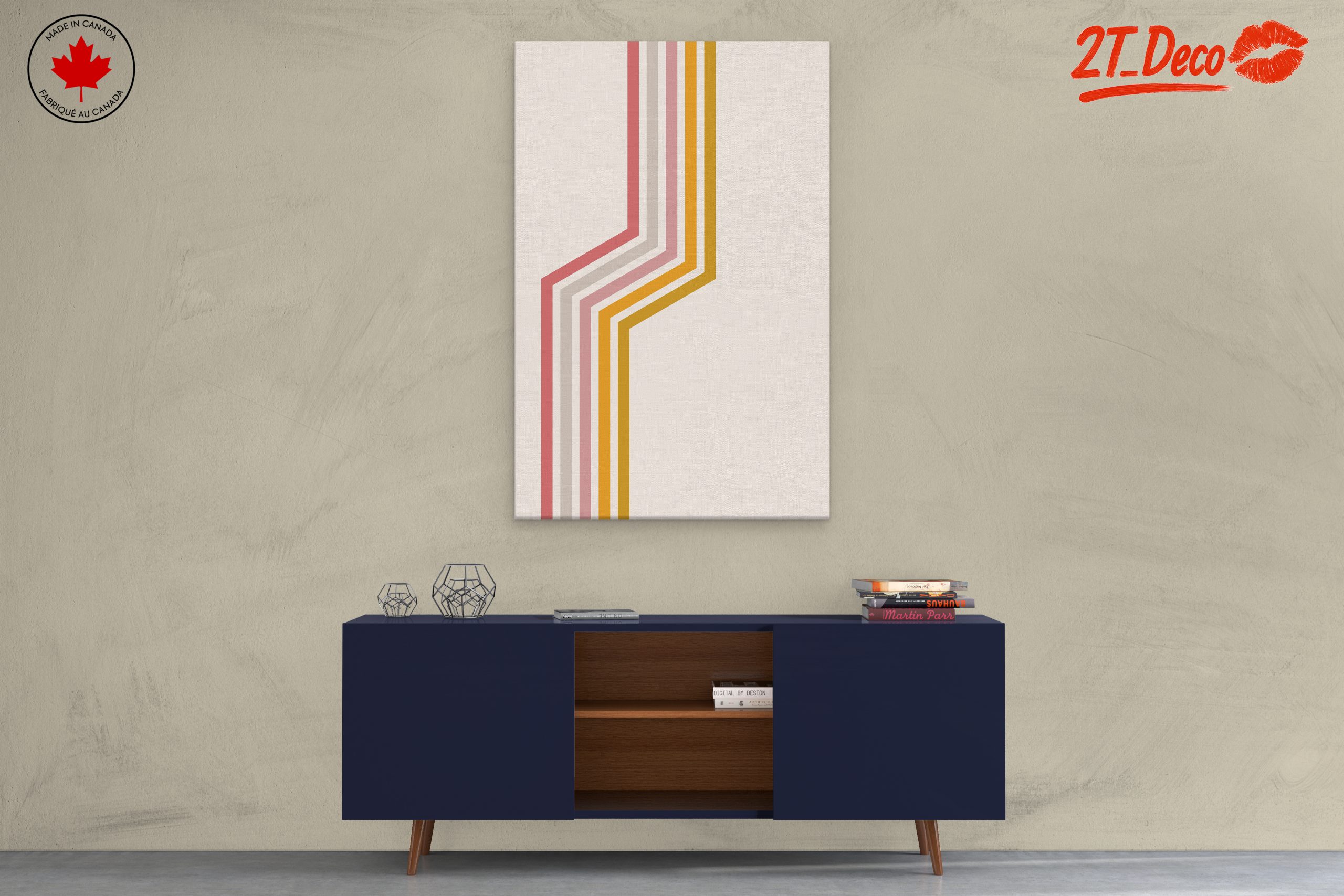Modern Lines Abstract Art for Stylish Decor - Image 3