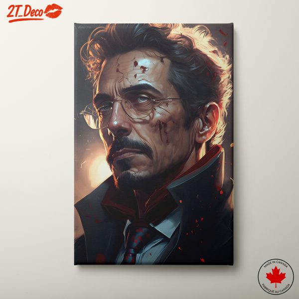 Intense Character Portrait with Dramatic Details