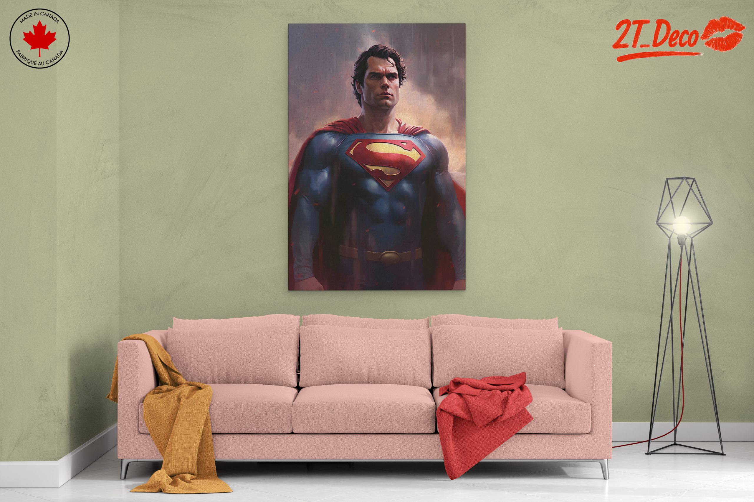 Stunning Superman Artwork Depicting Heroic Strength - Image 2