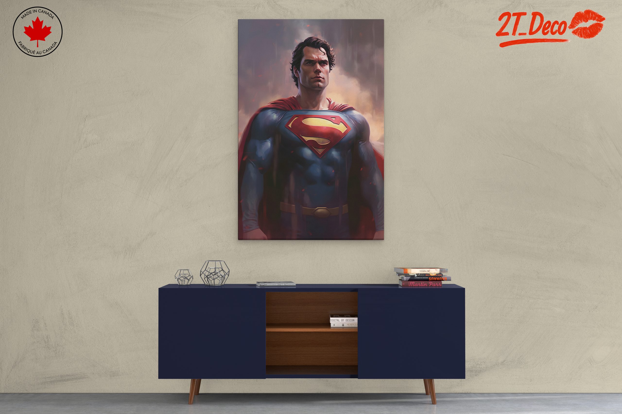 Stunning Superman Artwork Depicting Heroic Strength - Image 3