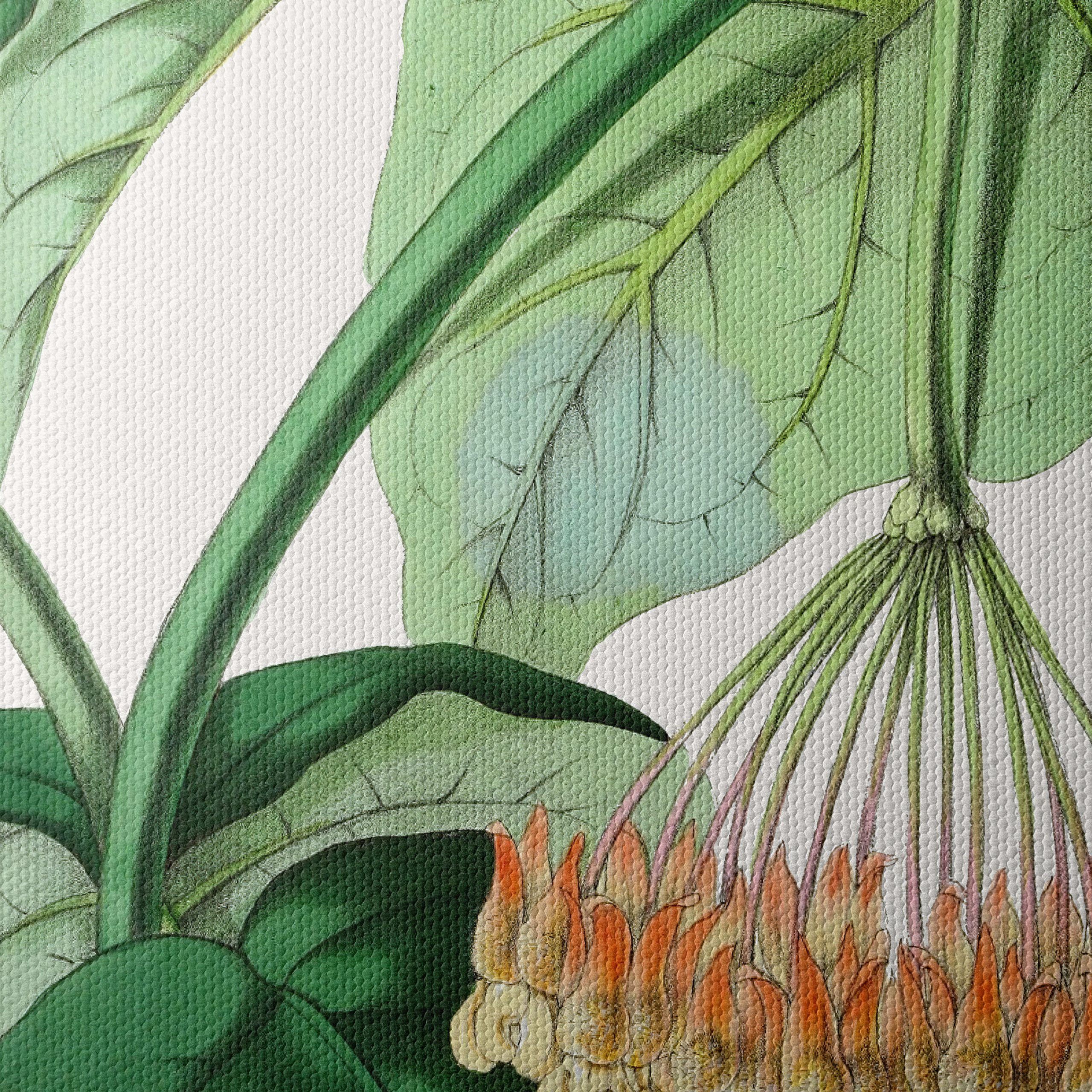 Intricate Botanical Illustration of Leaves and Flowers - Image 4