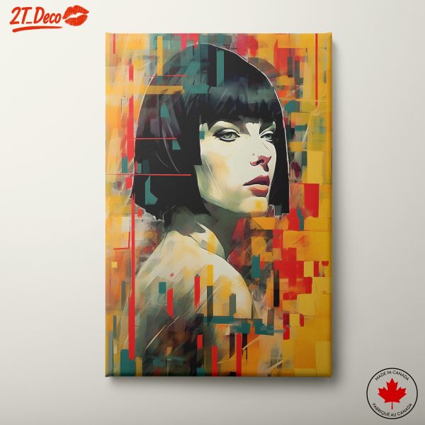 Modern Abstract Contemporary Portrait Art