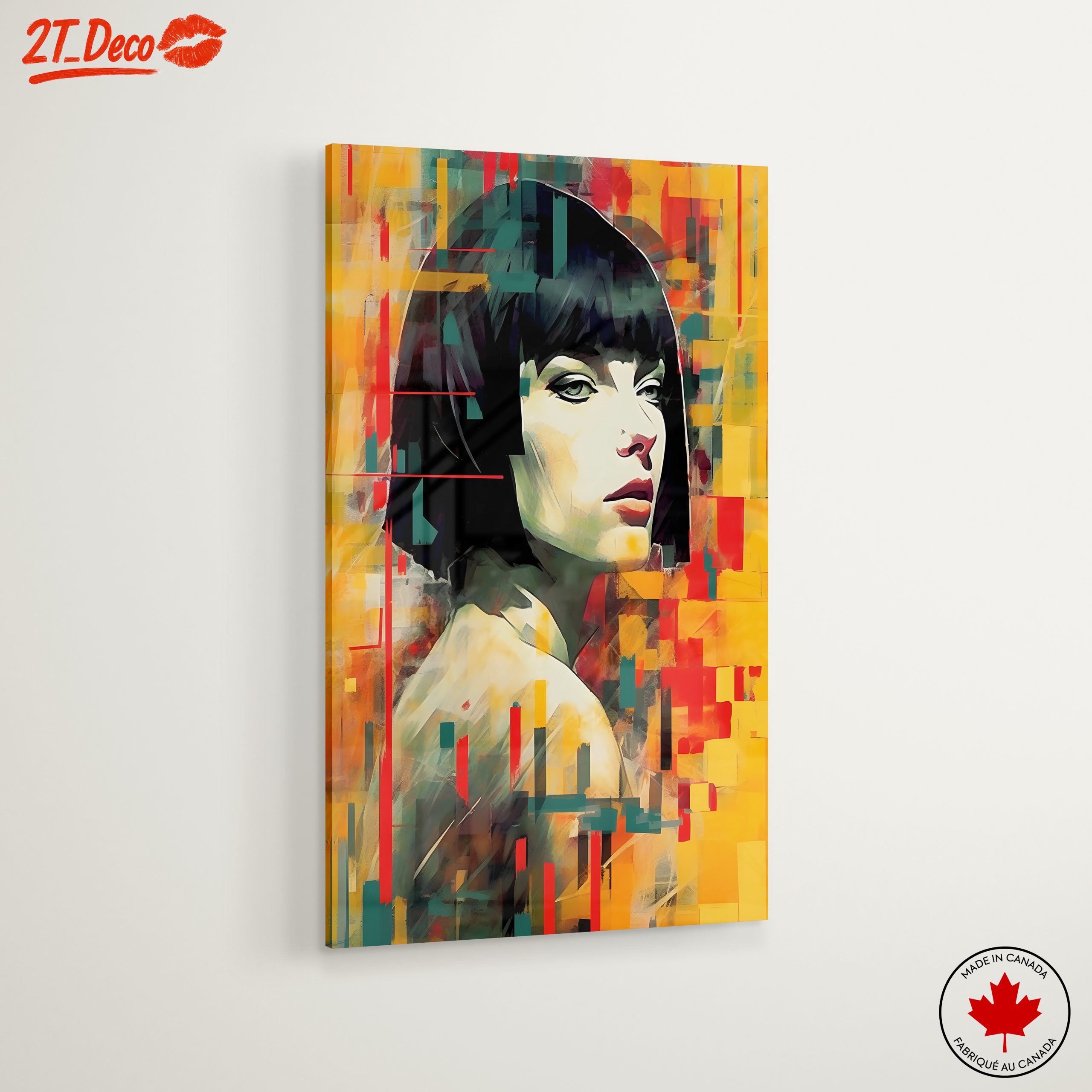 Modern Abstract Contemporary Portrait Art - Image 6