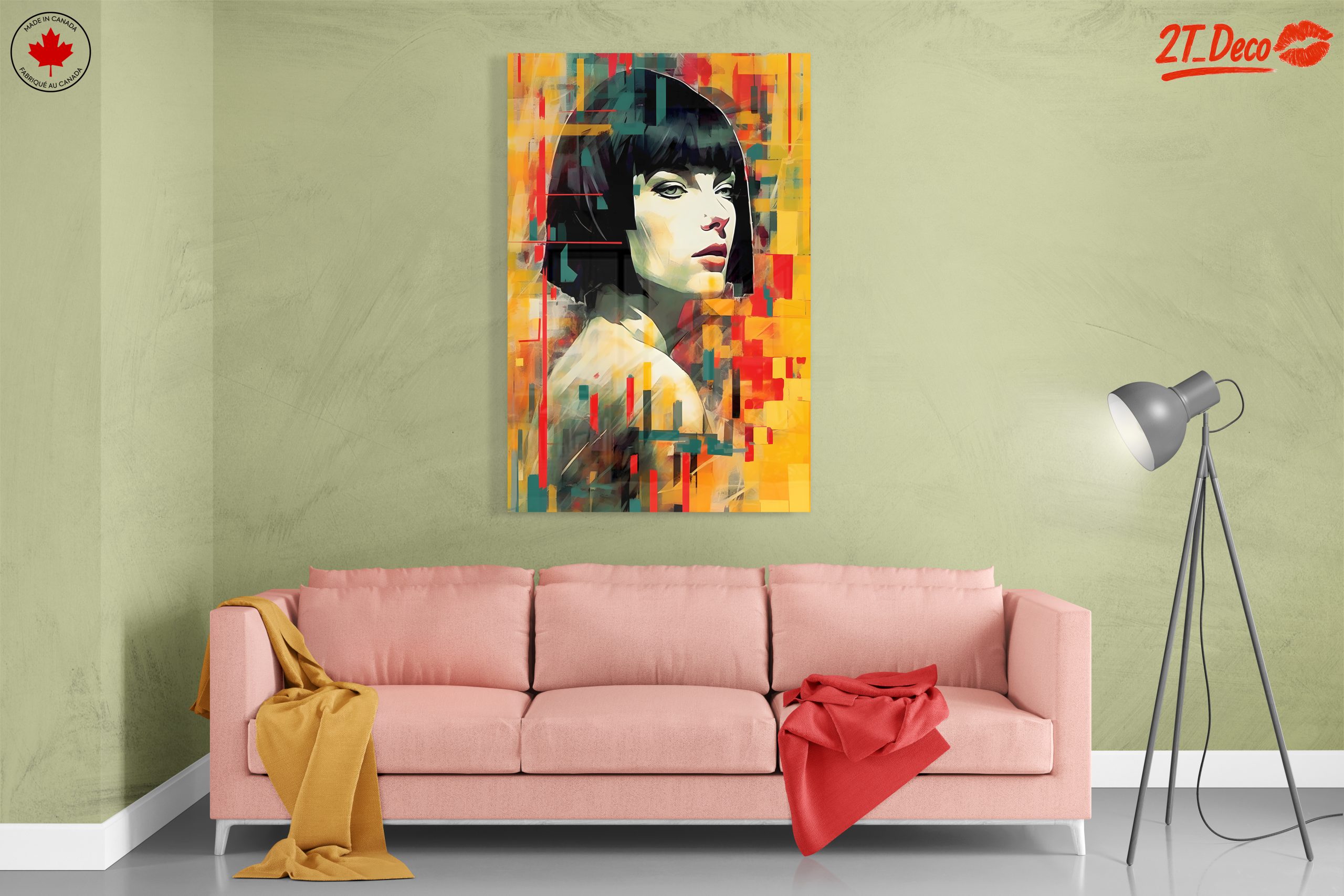 Modern Abstract Contemporary Portrait Art - Image 7