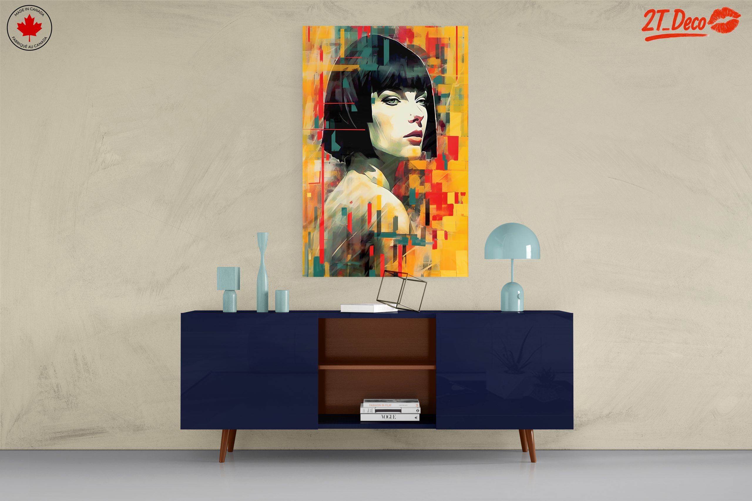 Modern Abstract Contemporary Portrait Art - Image 8
