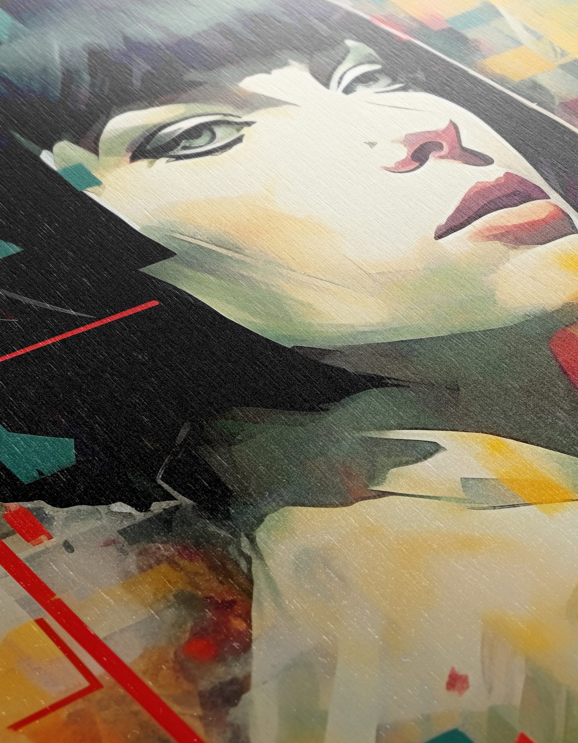 Modern Abstract Contemporary Portrait Art - Image 12