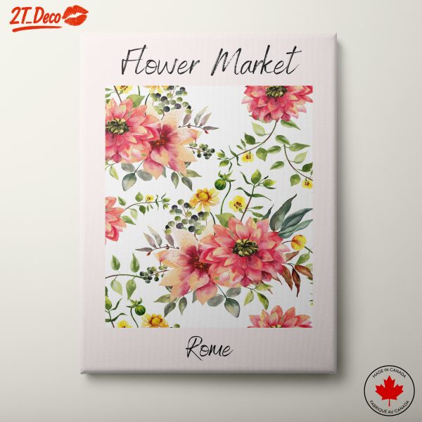 Beautiful Floral Arrangement in the Flower Market