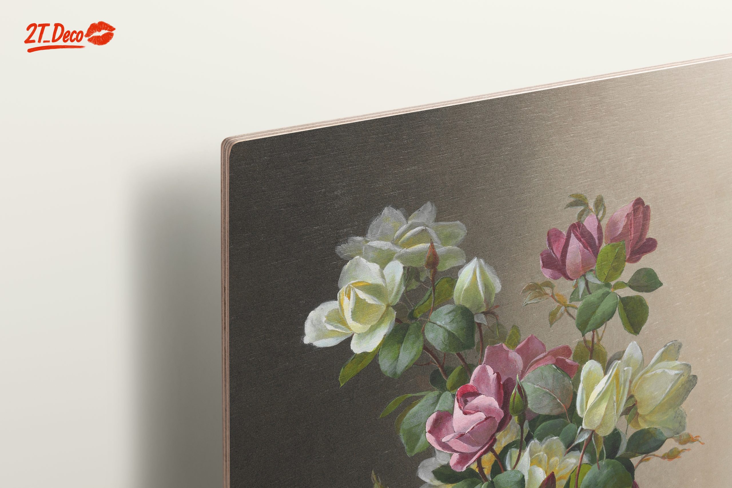 Stunning Roses Arrangement Botanical Art - Image 15