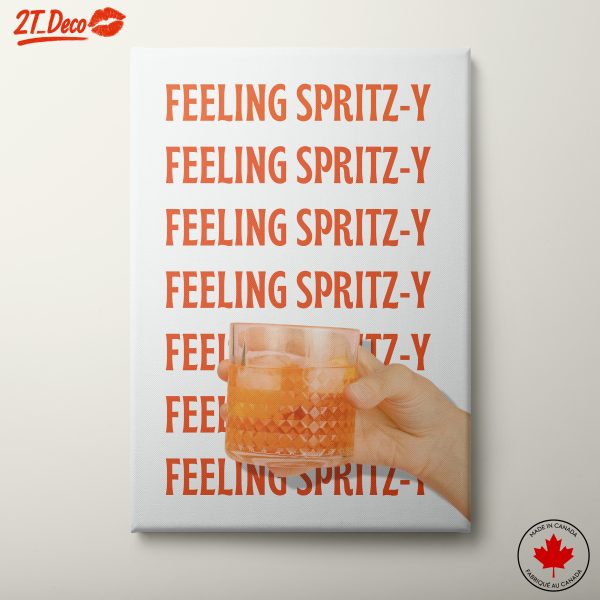 Feeling Spritz-y Cocktail Quote Art