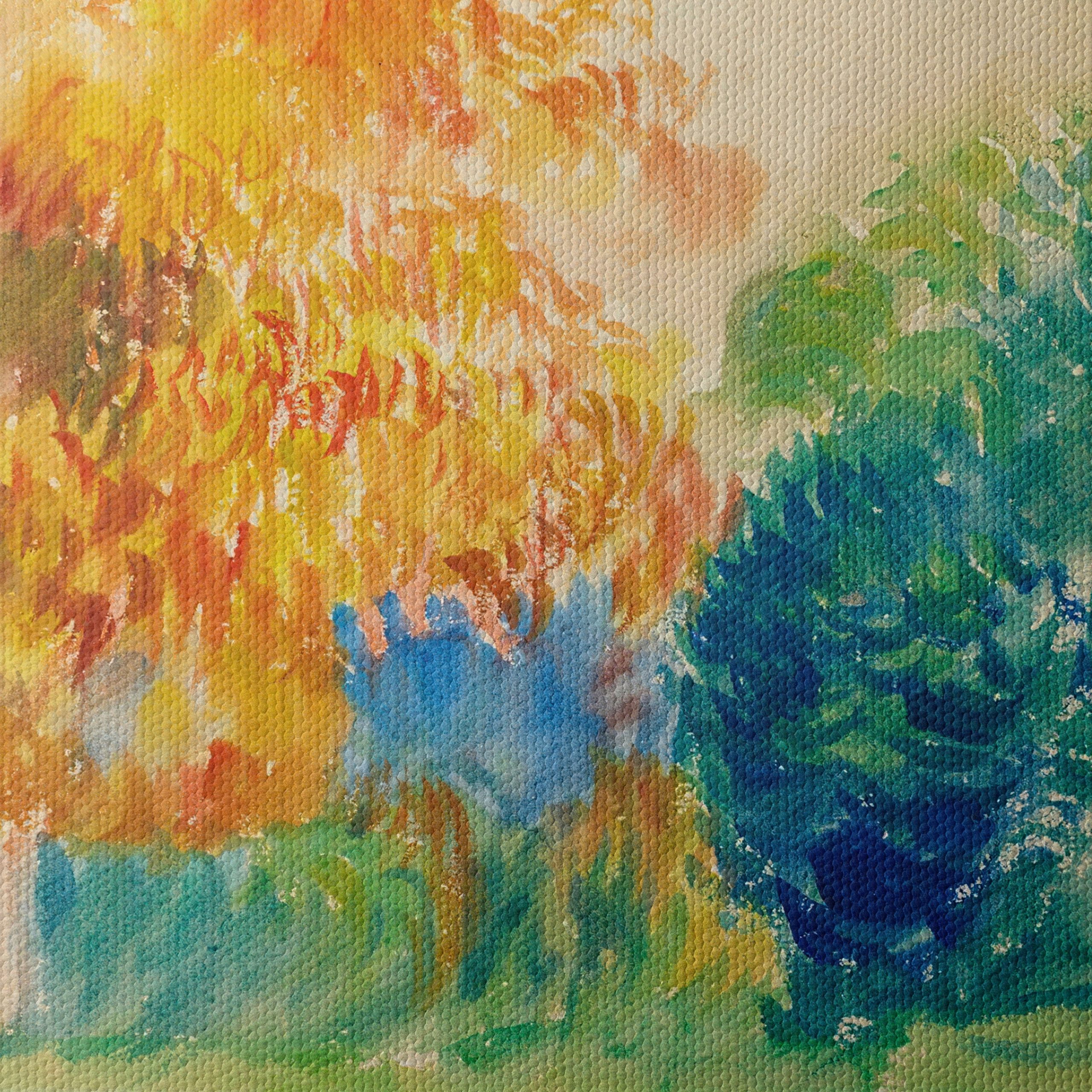Vibrant Botanical Landscape Art - Image 4