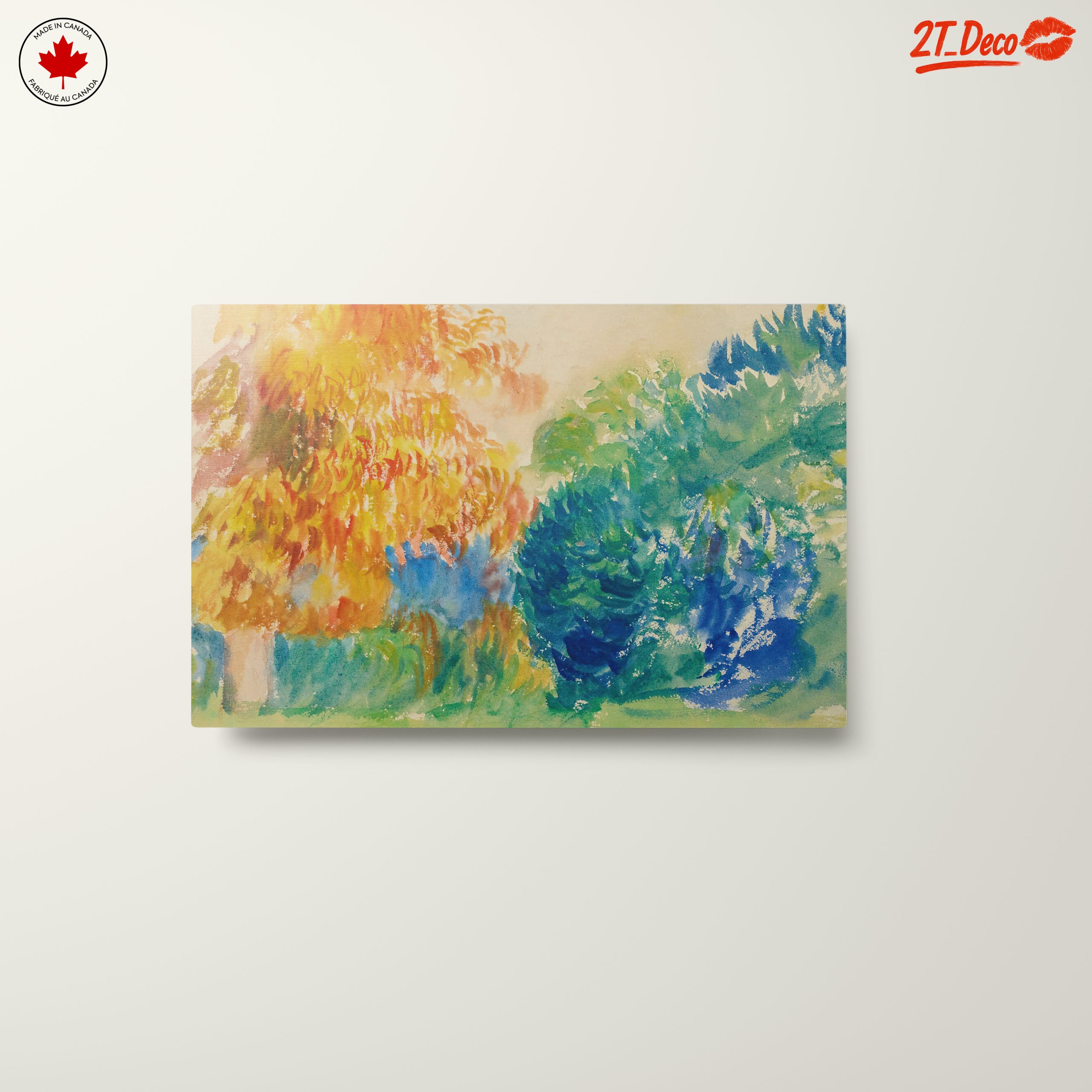 Vibrant Botanical Landscape Art - Image 10