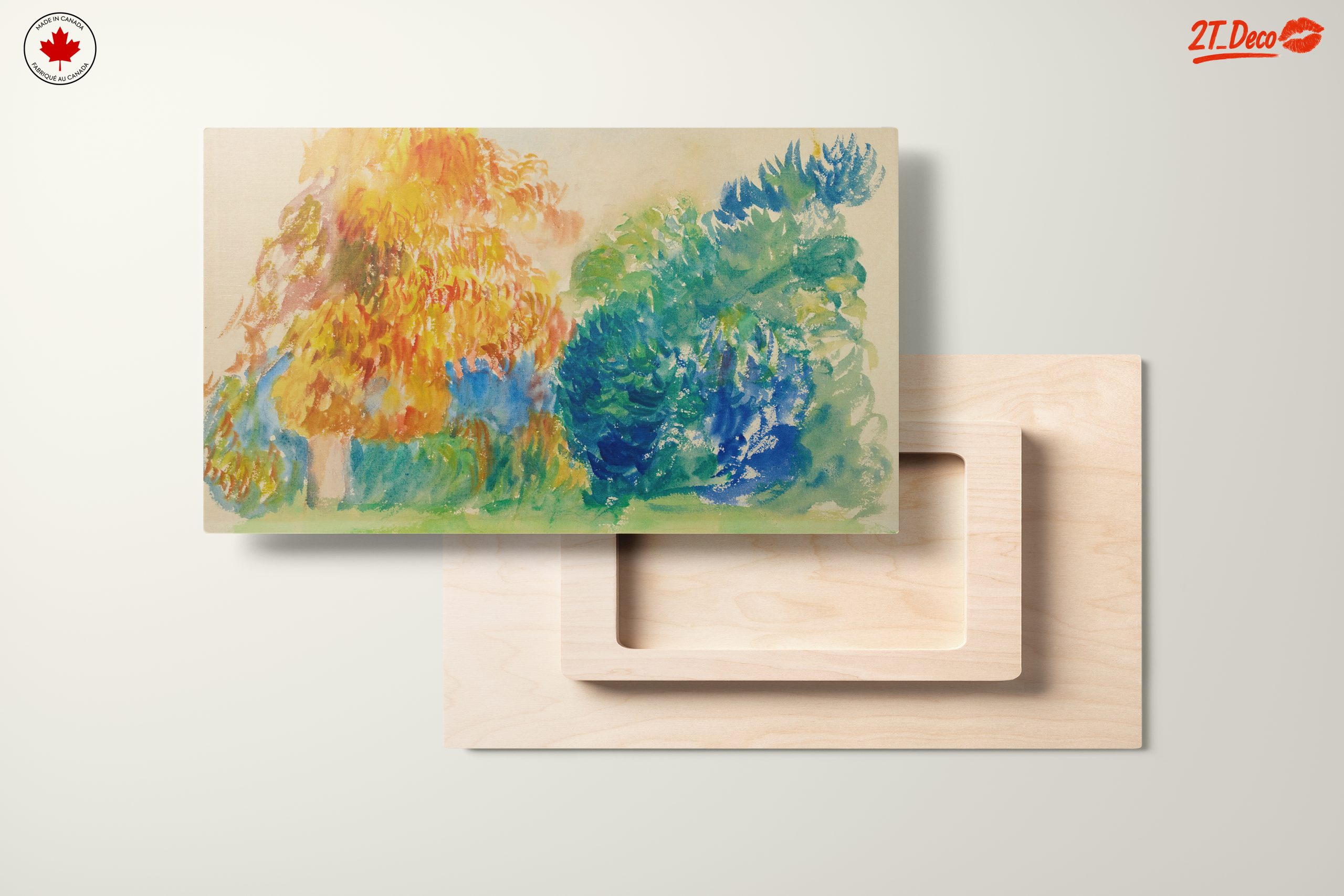 Vibrant Botanical Landscape Art - Image 11