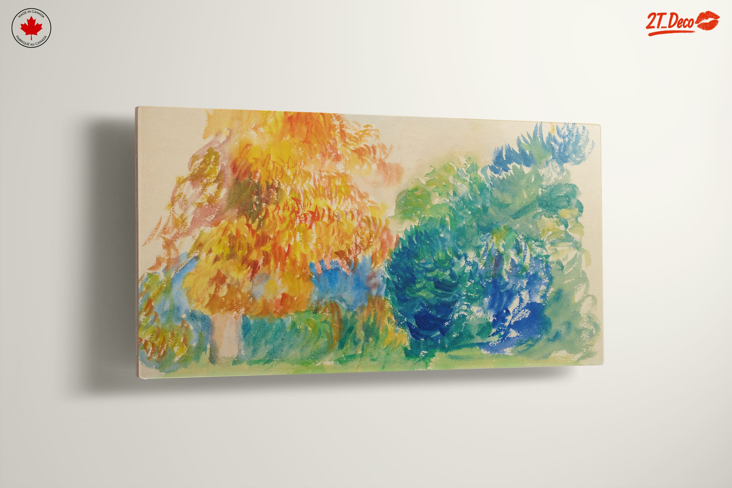 Vibrant Botanical Landscape Art - Image 13