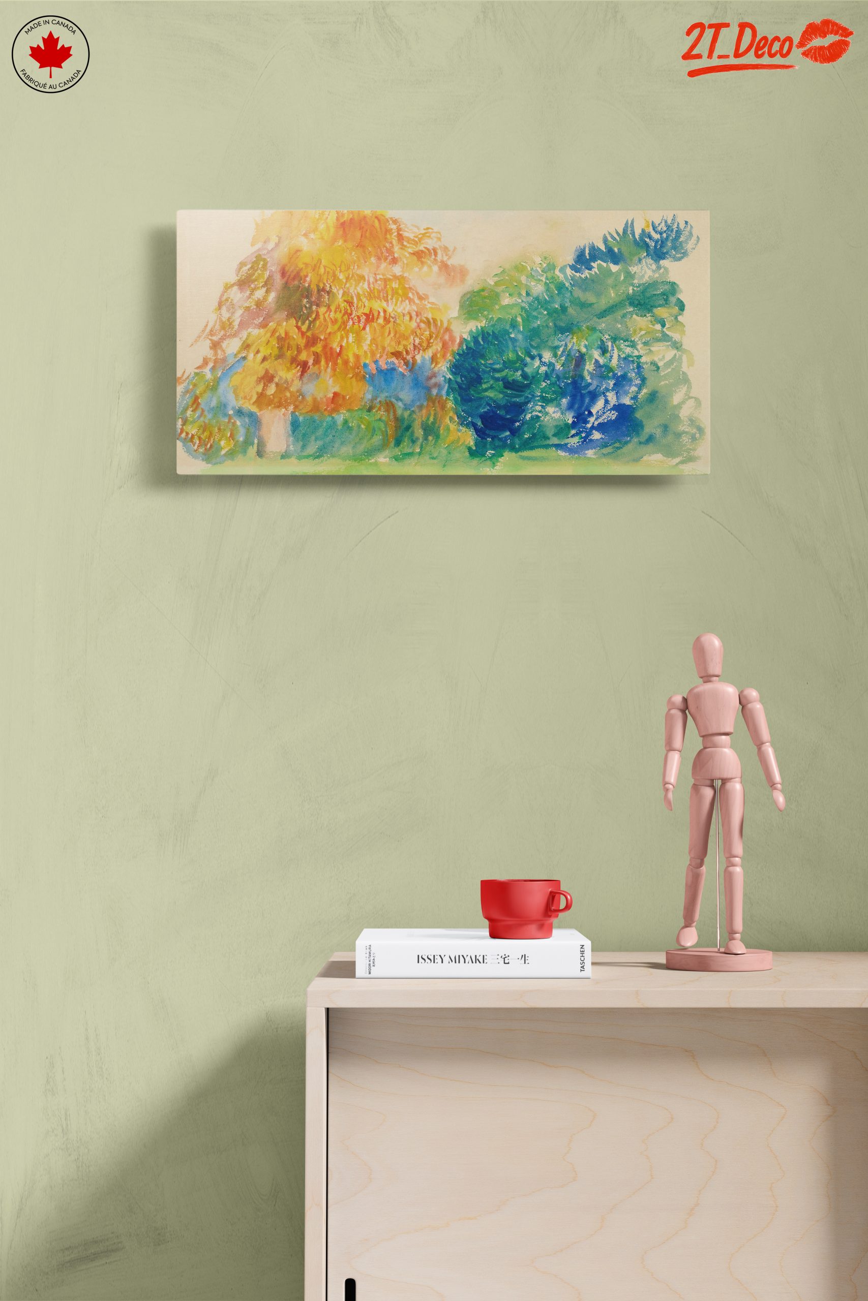 Vibrant Botanical Landscape Art - Image 14