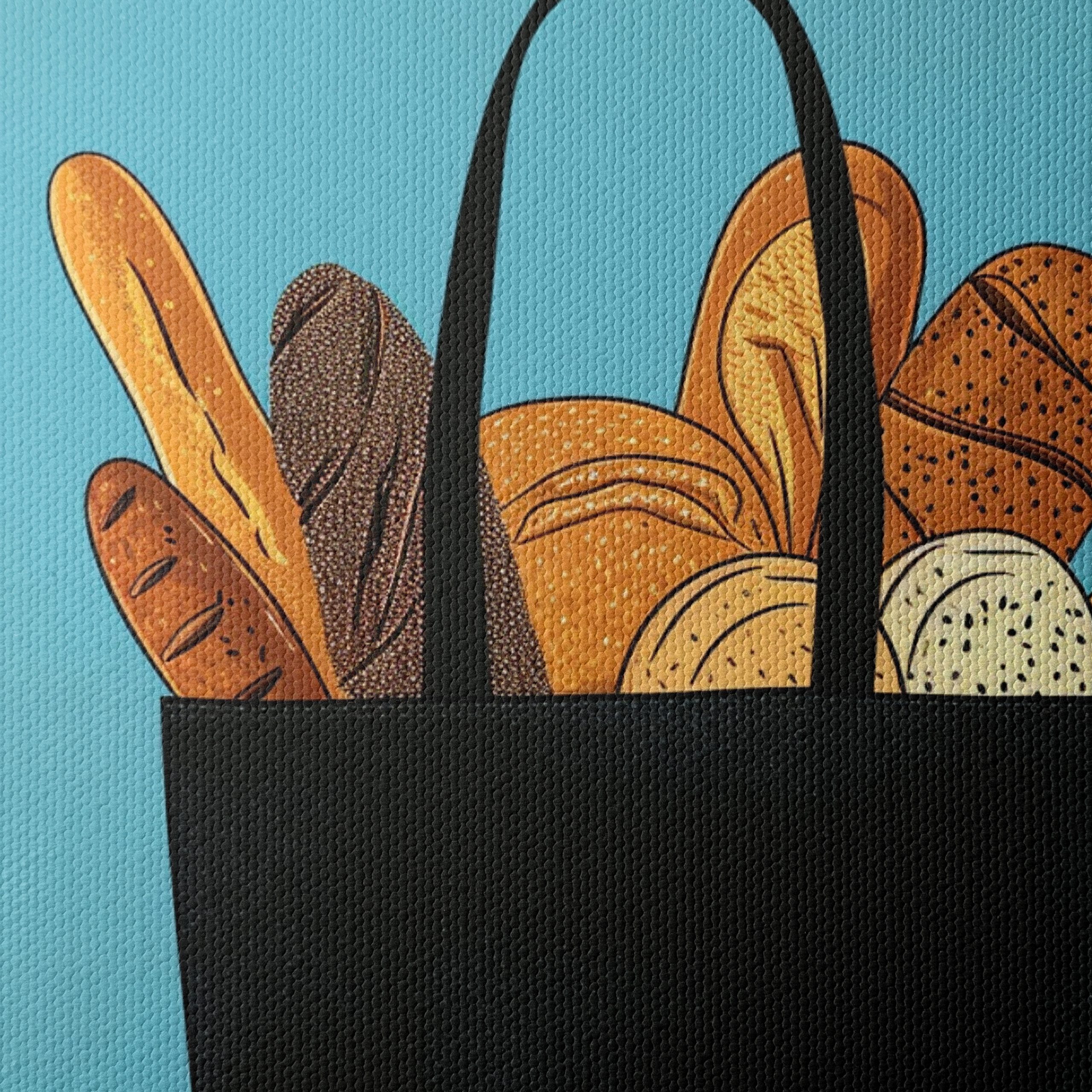 Vibrant Abstract Food Bag Art - Image 4