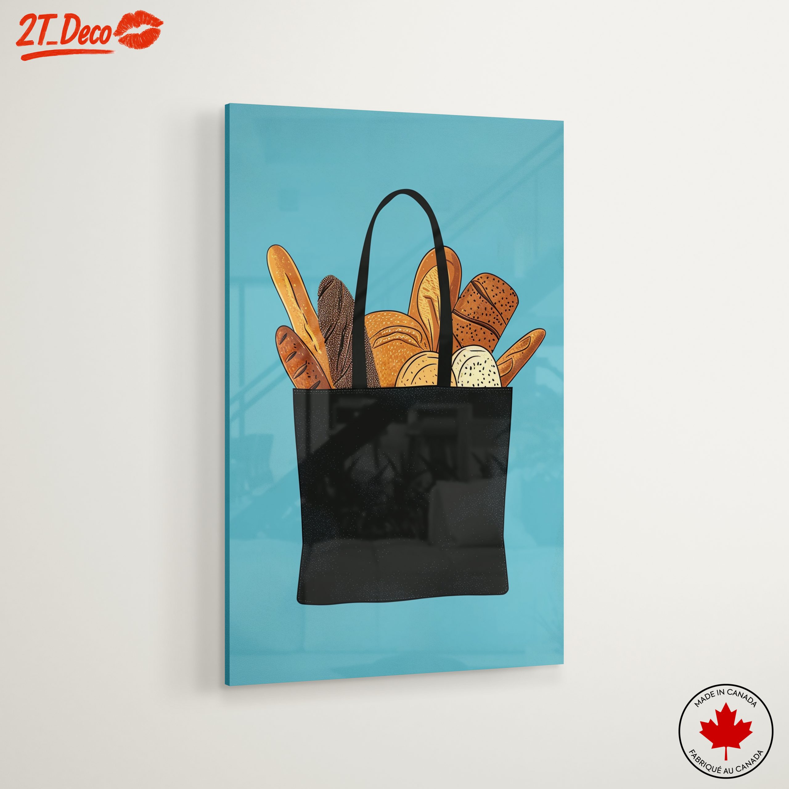 Vibrant Abstract Food Bag Art - Image 6