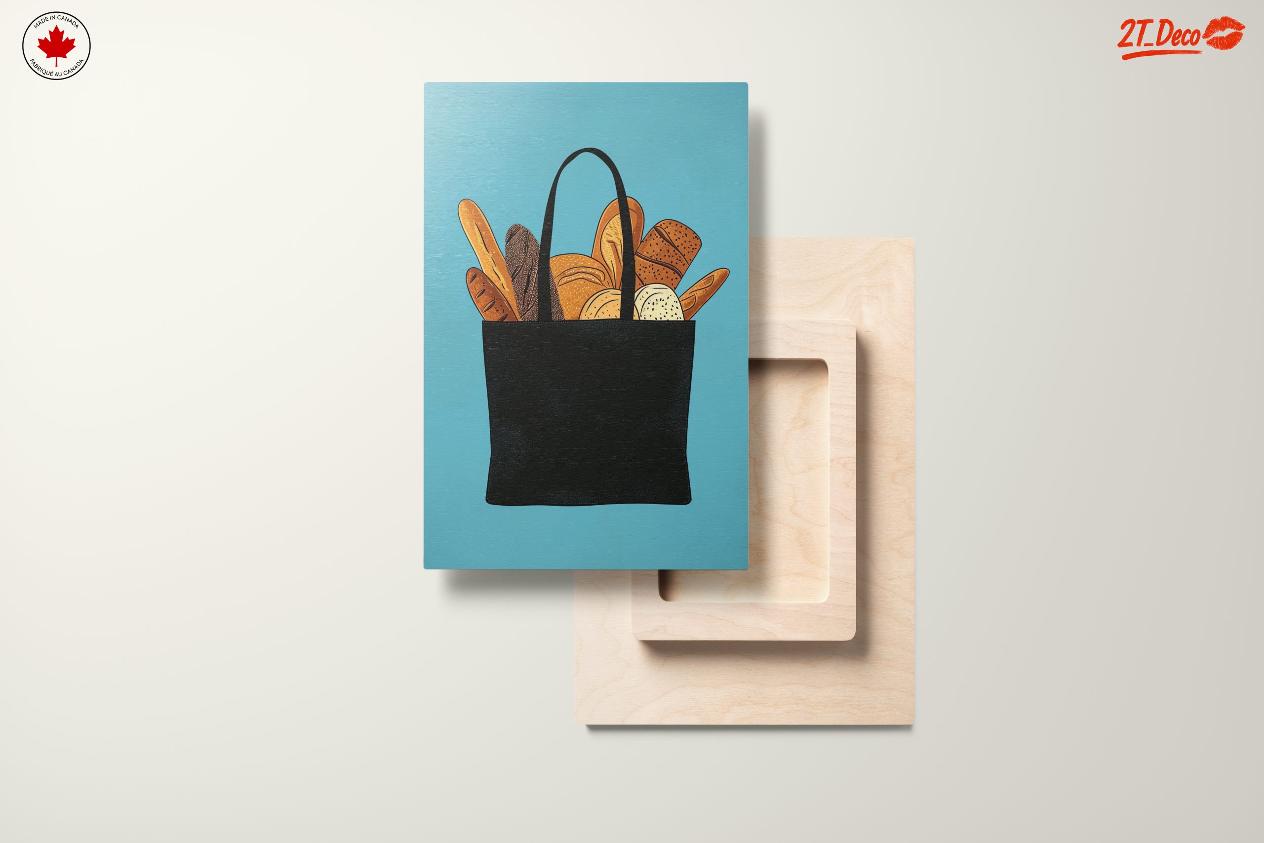 Vibrant Abstract Food Bag Art - Image 11