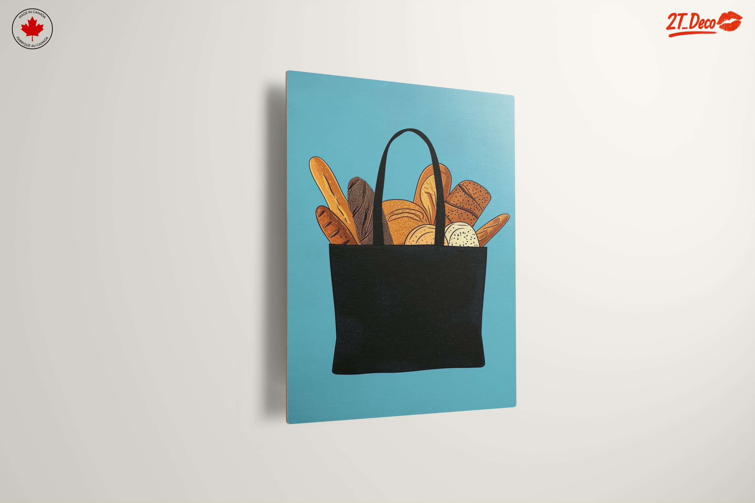 Vibrant Abstract Food Bag Art - Image 13