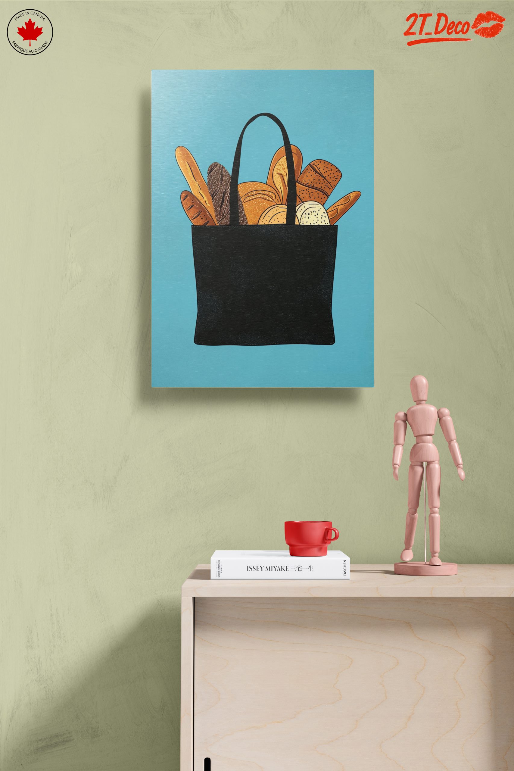 Vibrant Abstract Food Bag Art - Image 14