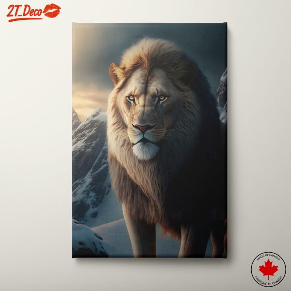 Majestic Realistic Lion Portrait