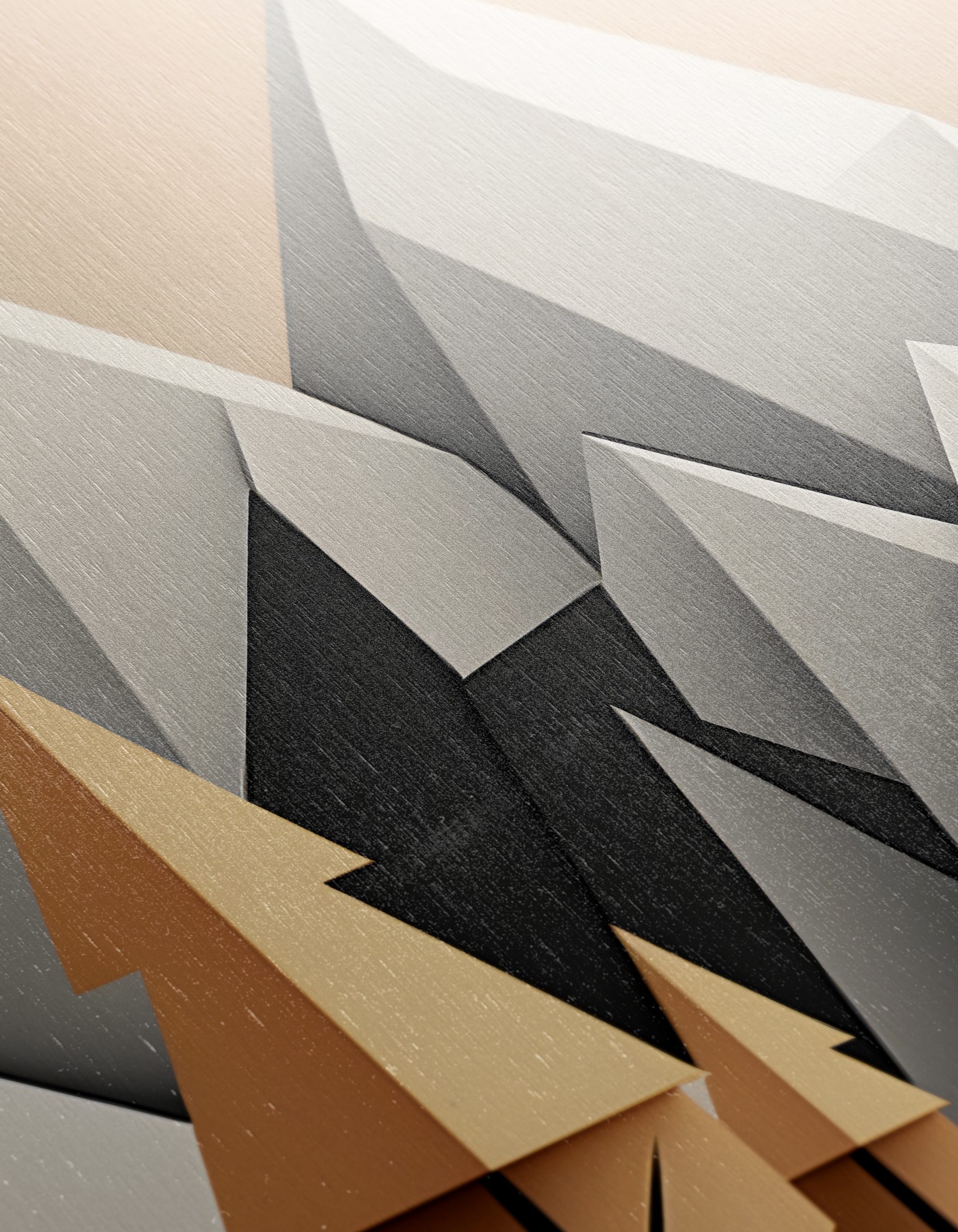 Stylized Abstract Mountain Landscape Art 2 - Image 12