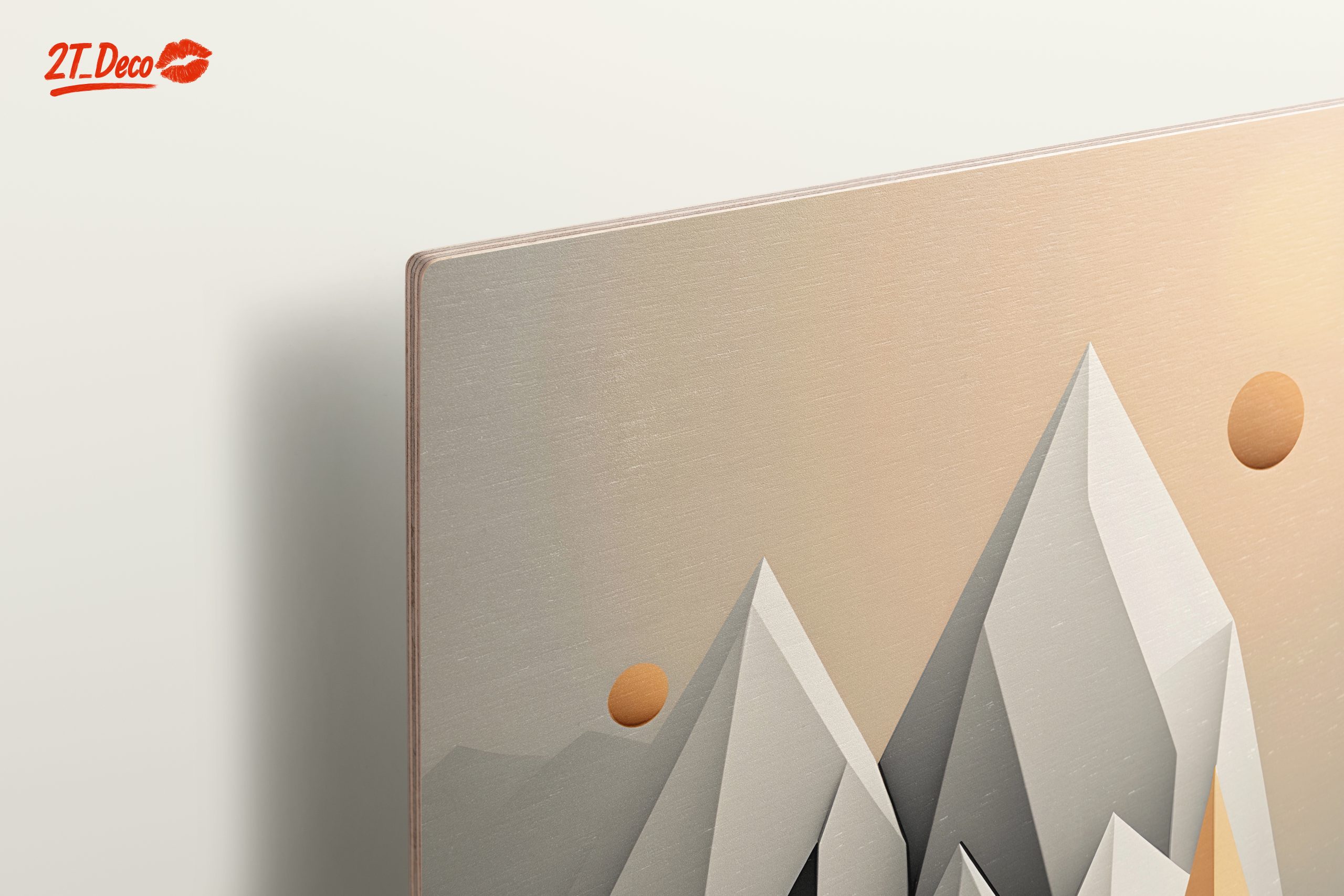 Stylized Abstract Mountain Landscape Art 2 - Image 15