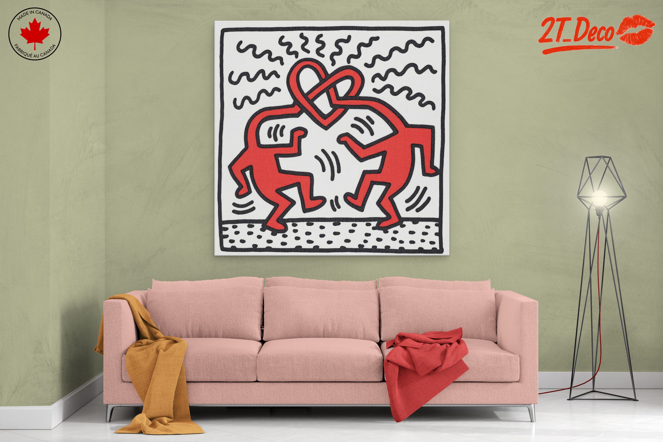 Playful Contemporary Pop Art Design of Figures - Image 2
