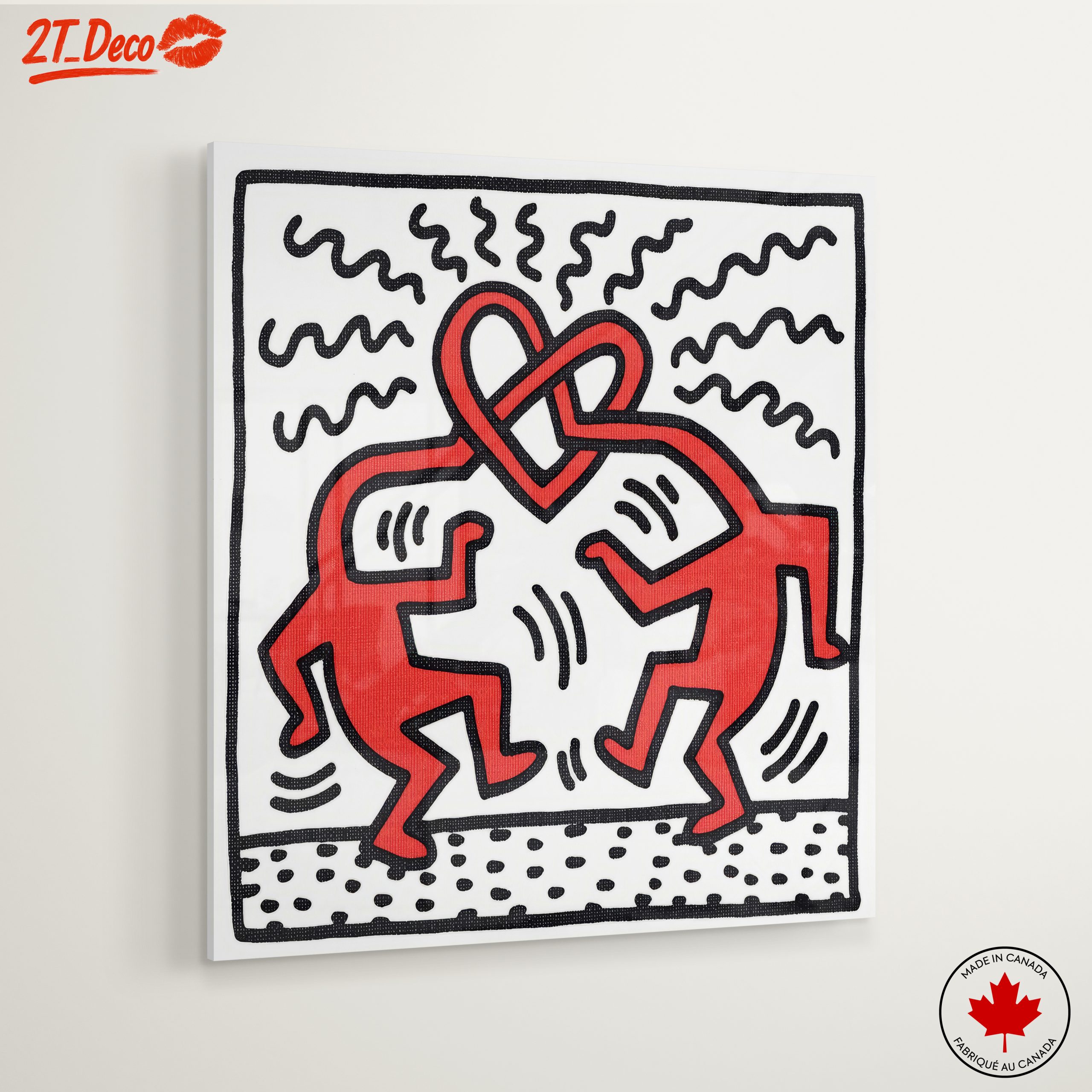 Playful Contemporary Pop Art Design of Figures - Image 6