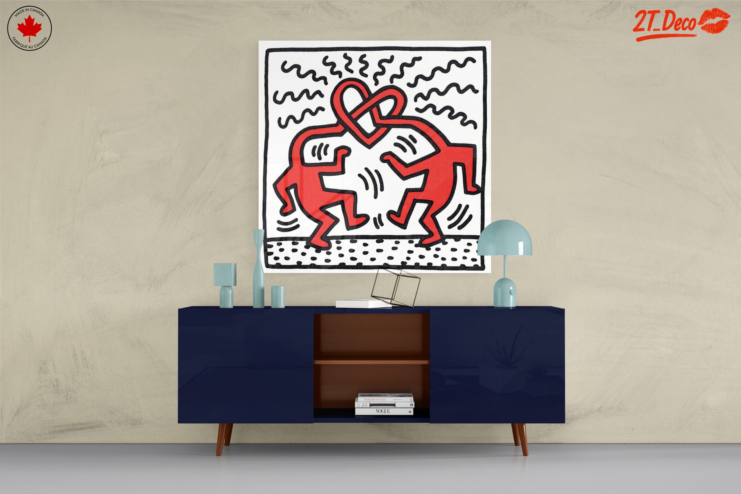 Playful Contemporary Pop Art Design of Figures - Image 8