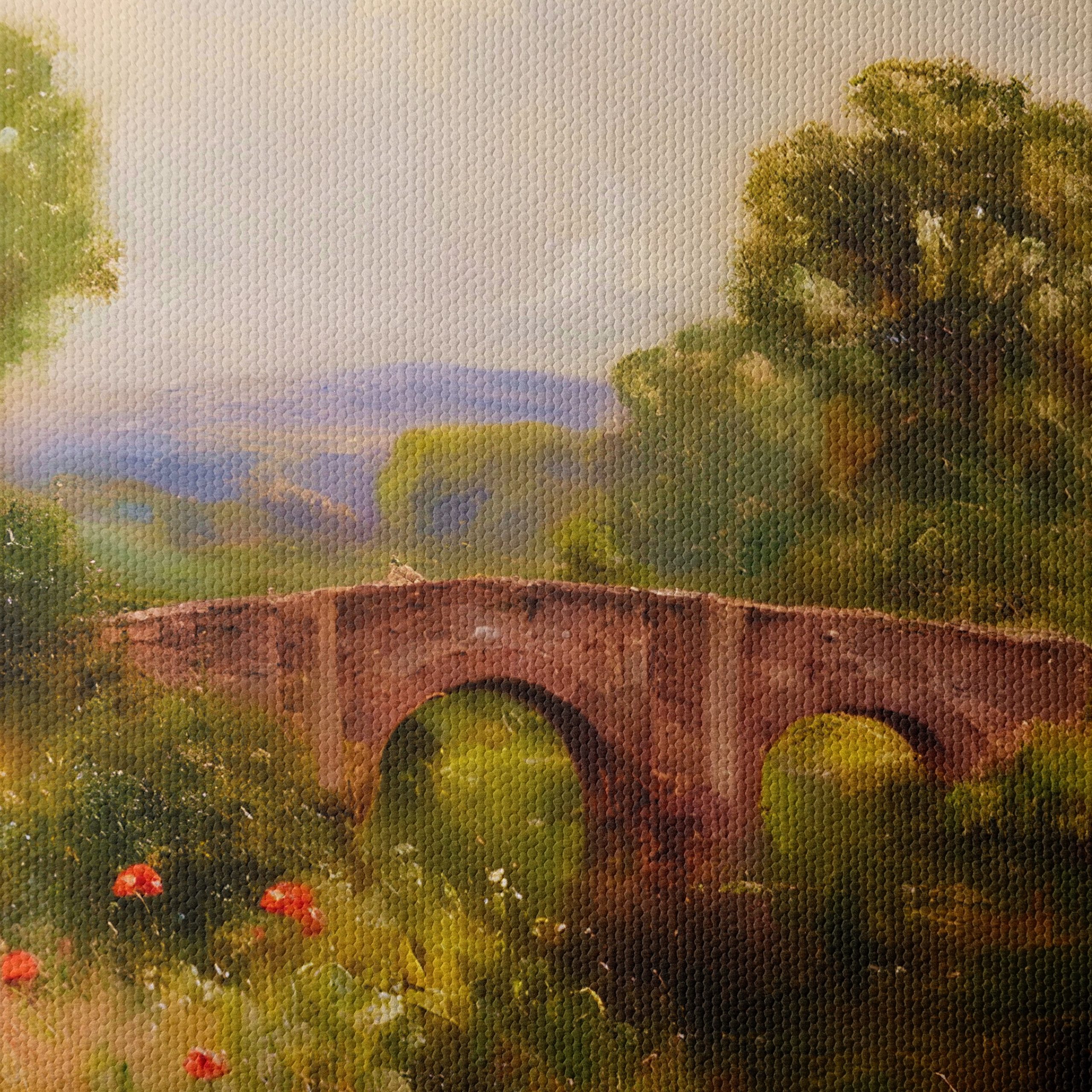 Scenic Nature Landscape with Bridge - Image 4