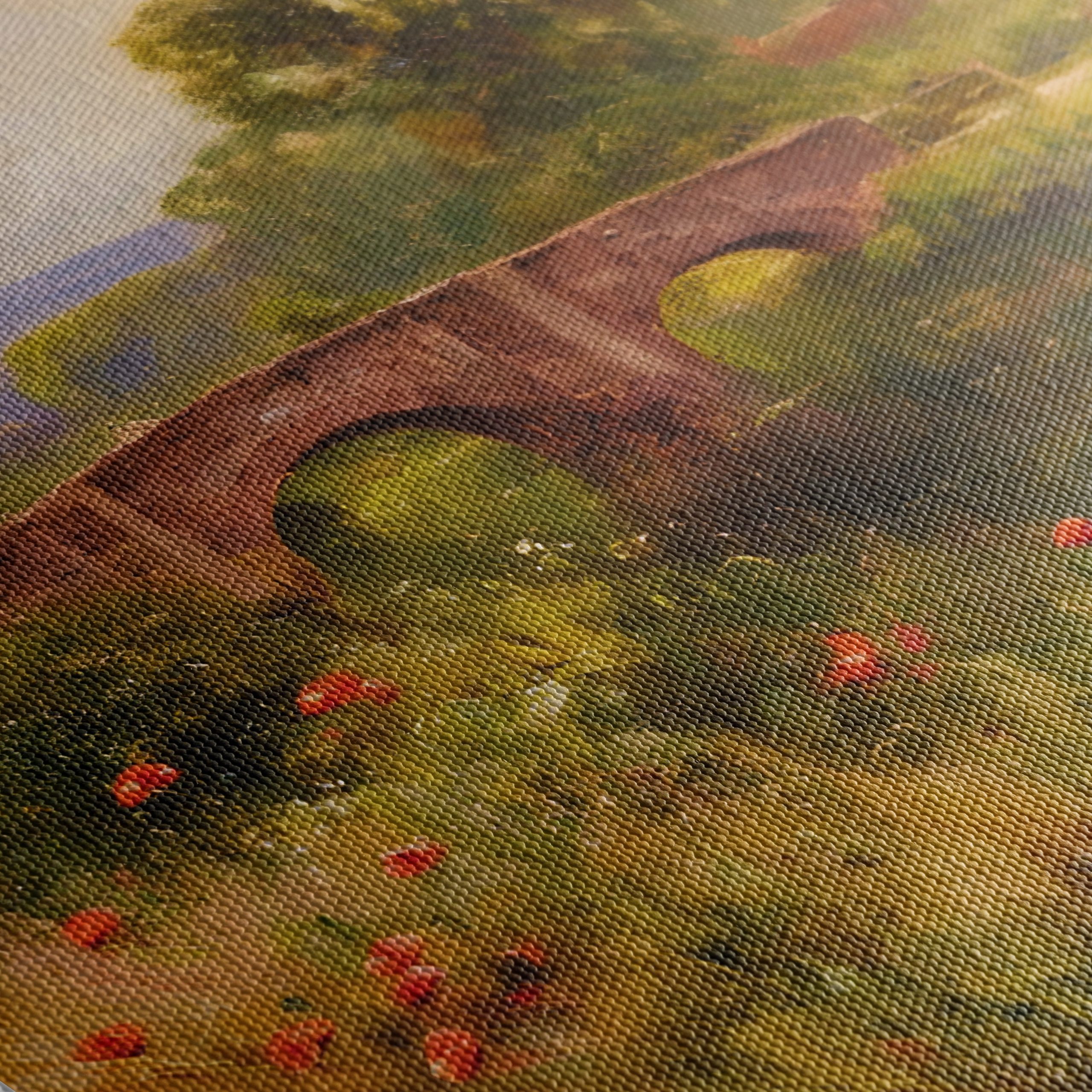 Scenic Nature Landscape with Bridge - Image 5