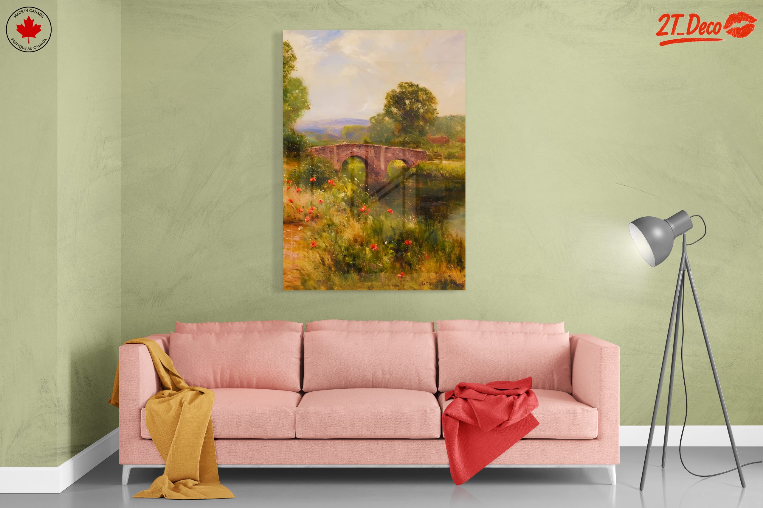Scenic Nature Landscape with Bridge - Image 7