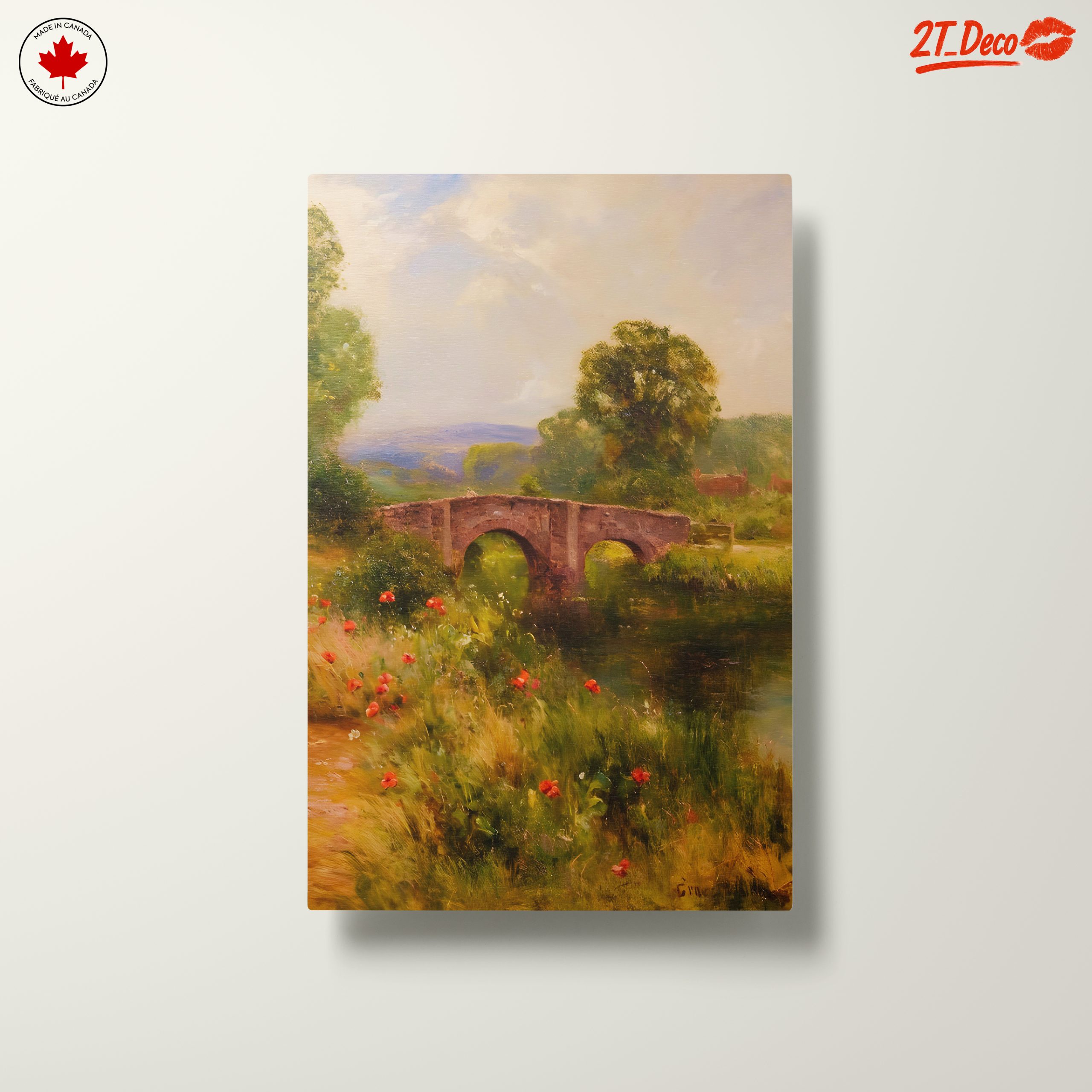 Scenic Nature Landscape with Bridge - Image 10