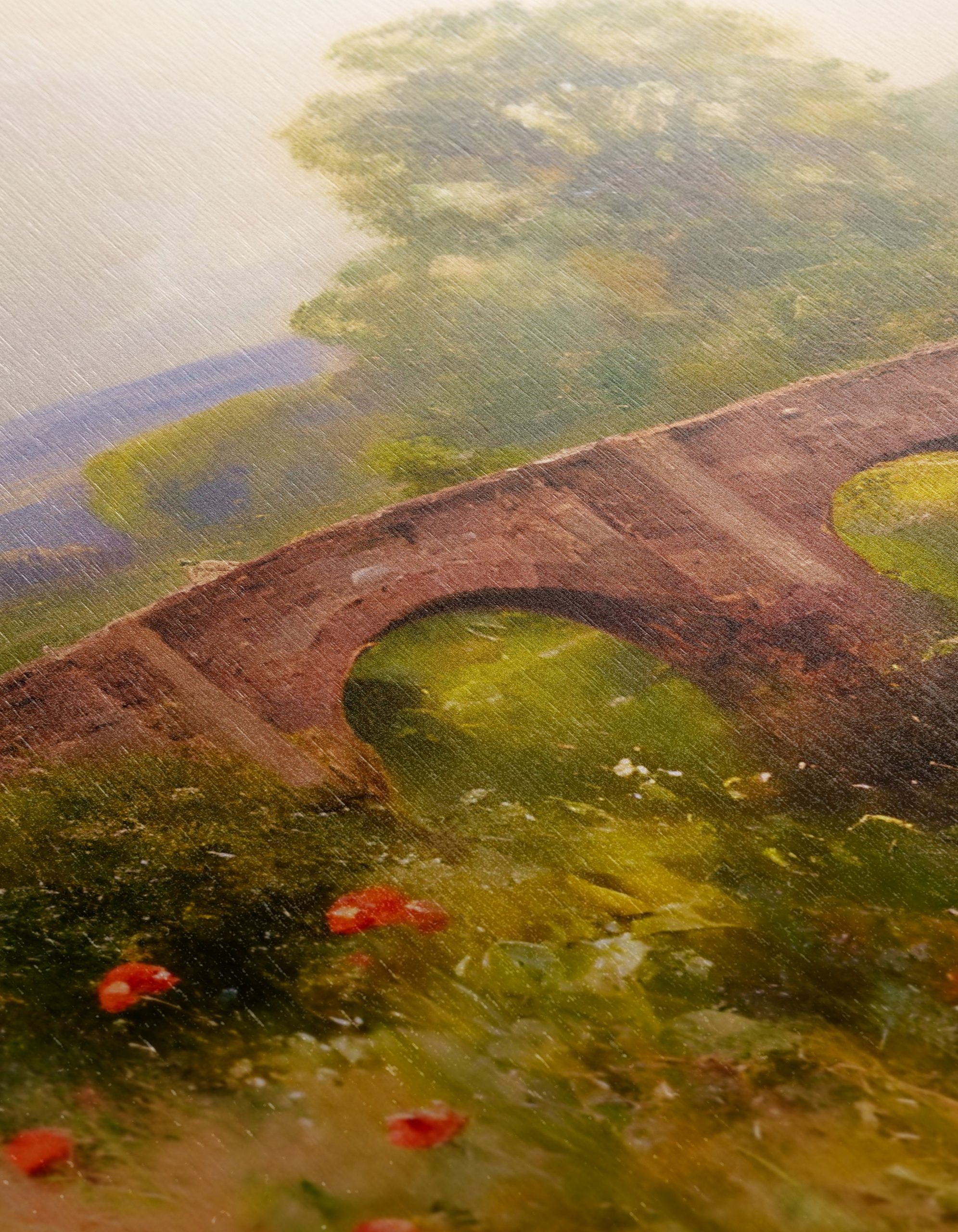 Scenic Nature Landscape with Bridge - Image 12