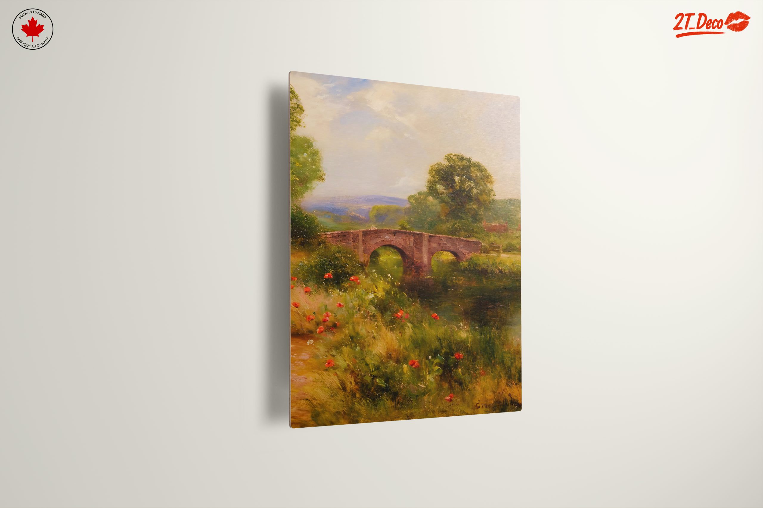 Scenic Nature Landscape with Bridge - Image 13