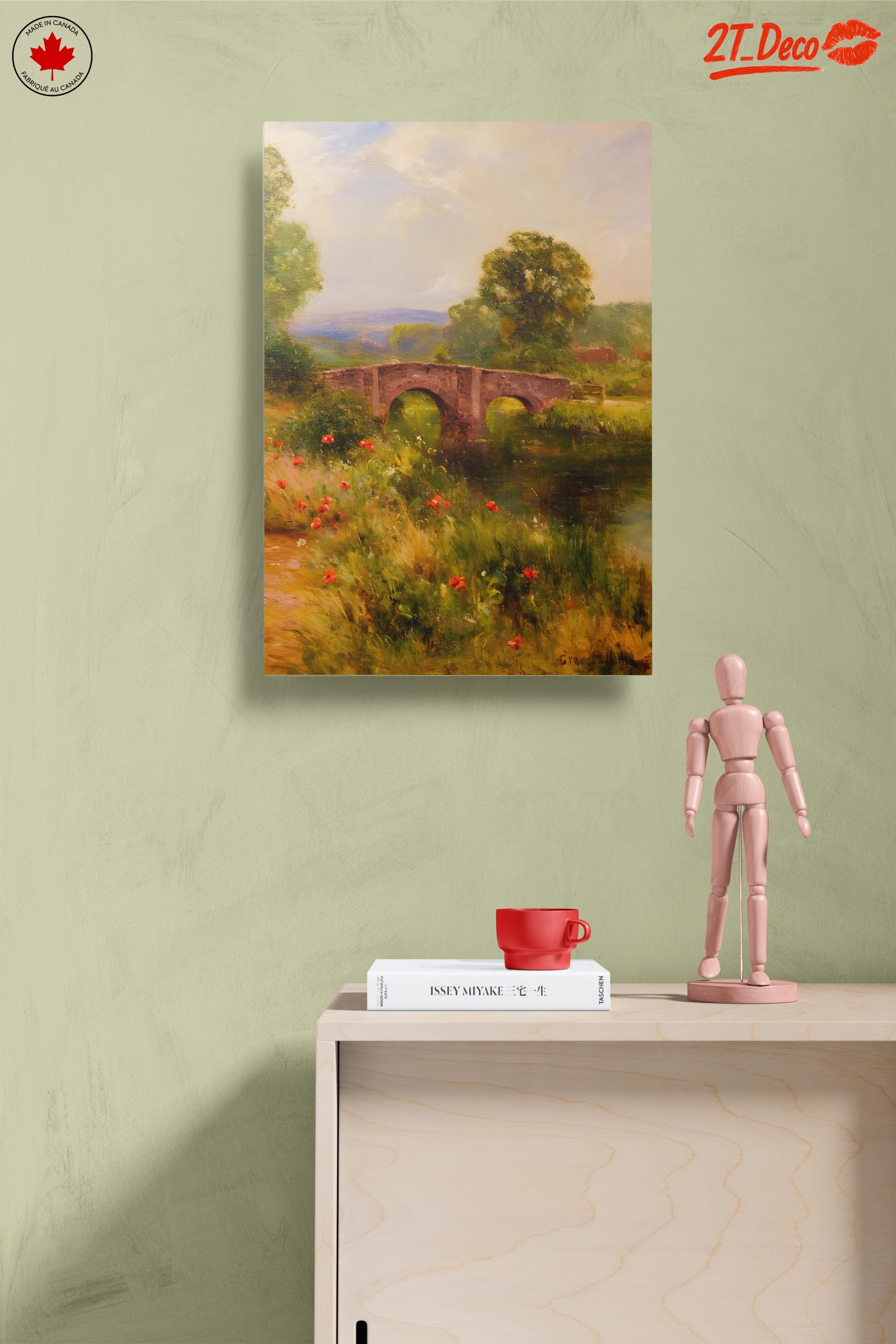 Scenic Nature Landscape with Bridge - Image 14