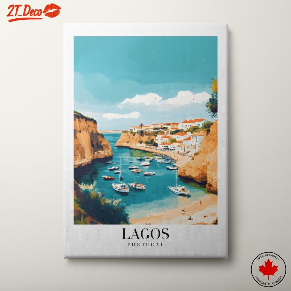 Lagos Coastal Scene in Portugal