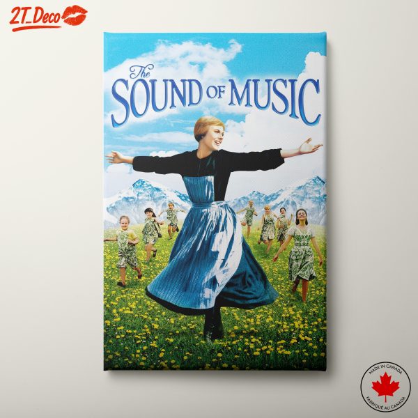 The Sound of Music Art Featuring Scenic Mountains