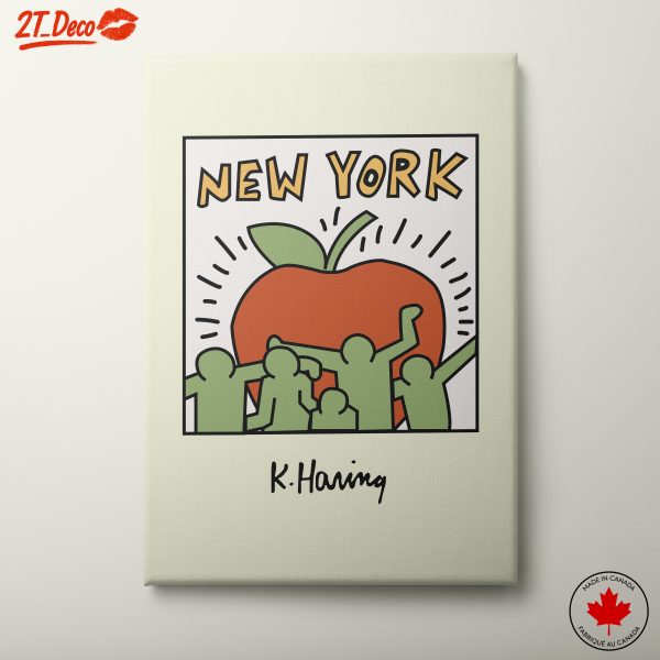 New York City Pop Art with K. Haring Style