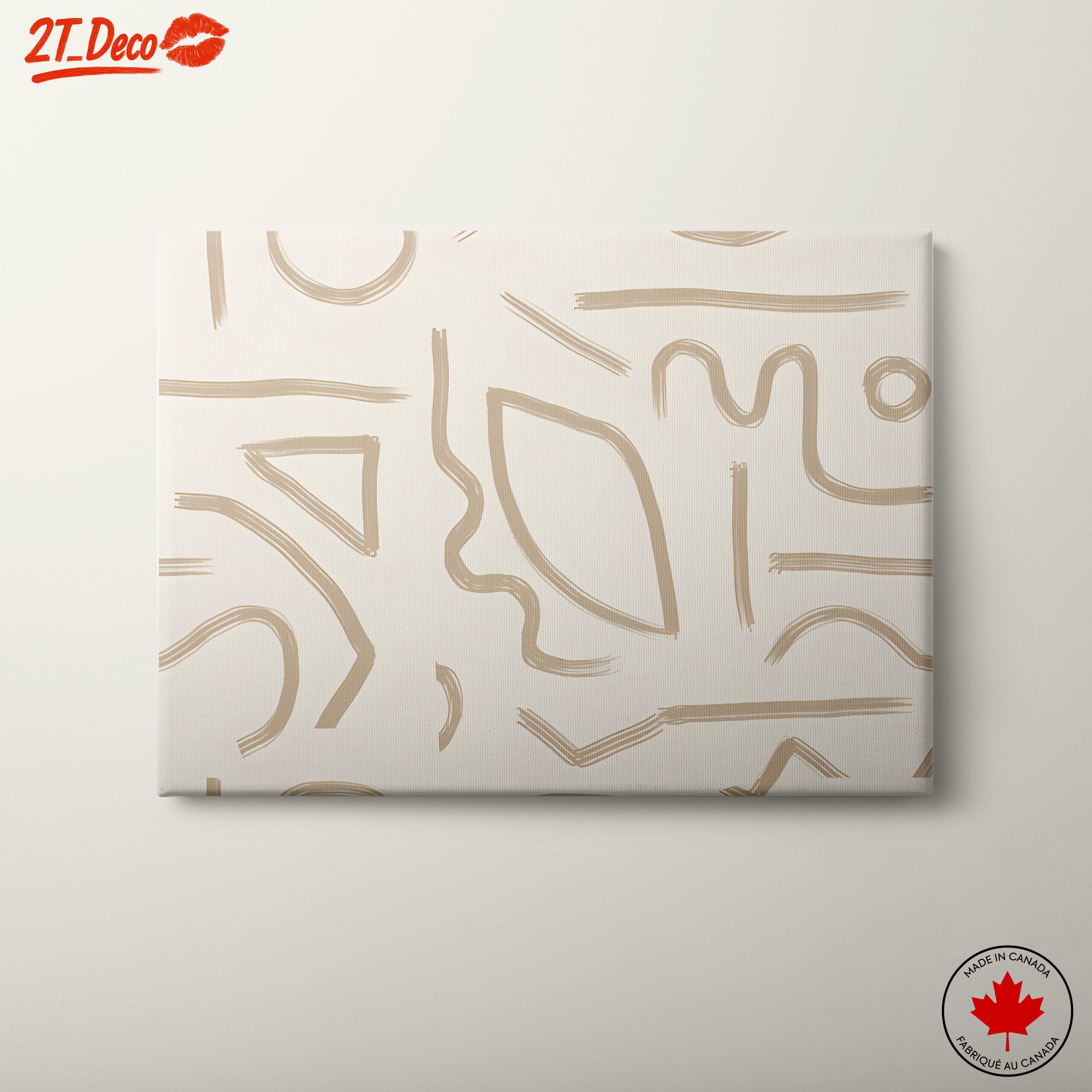 Abstract Lines and Shapes Art