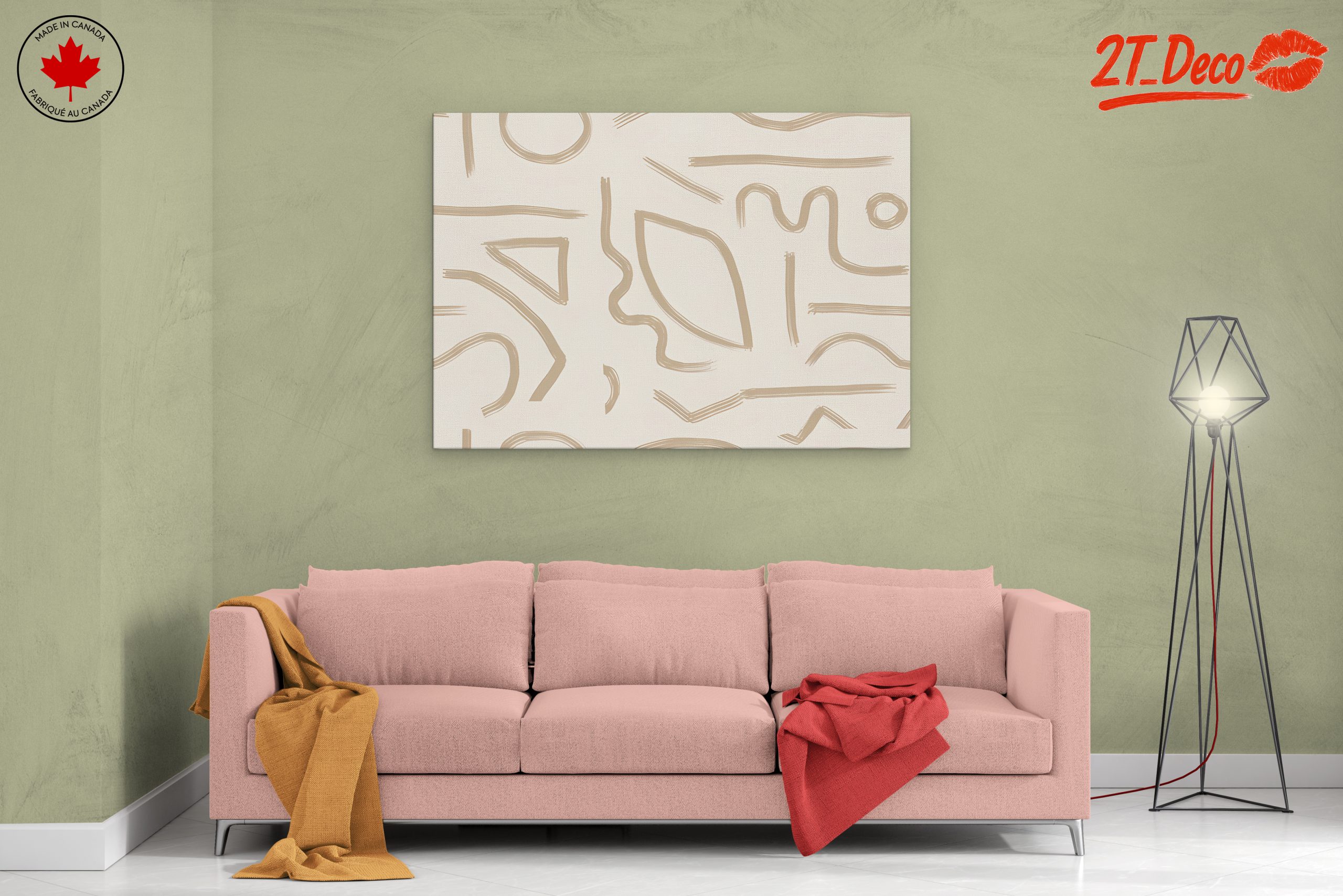 Abstract Lines and Shapes Art - Image 2