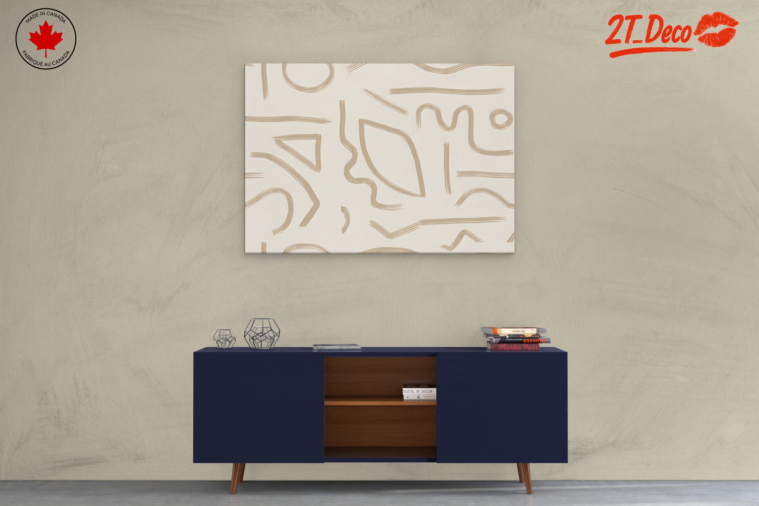 Abstract Lines and Shapes Art - Image 3