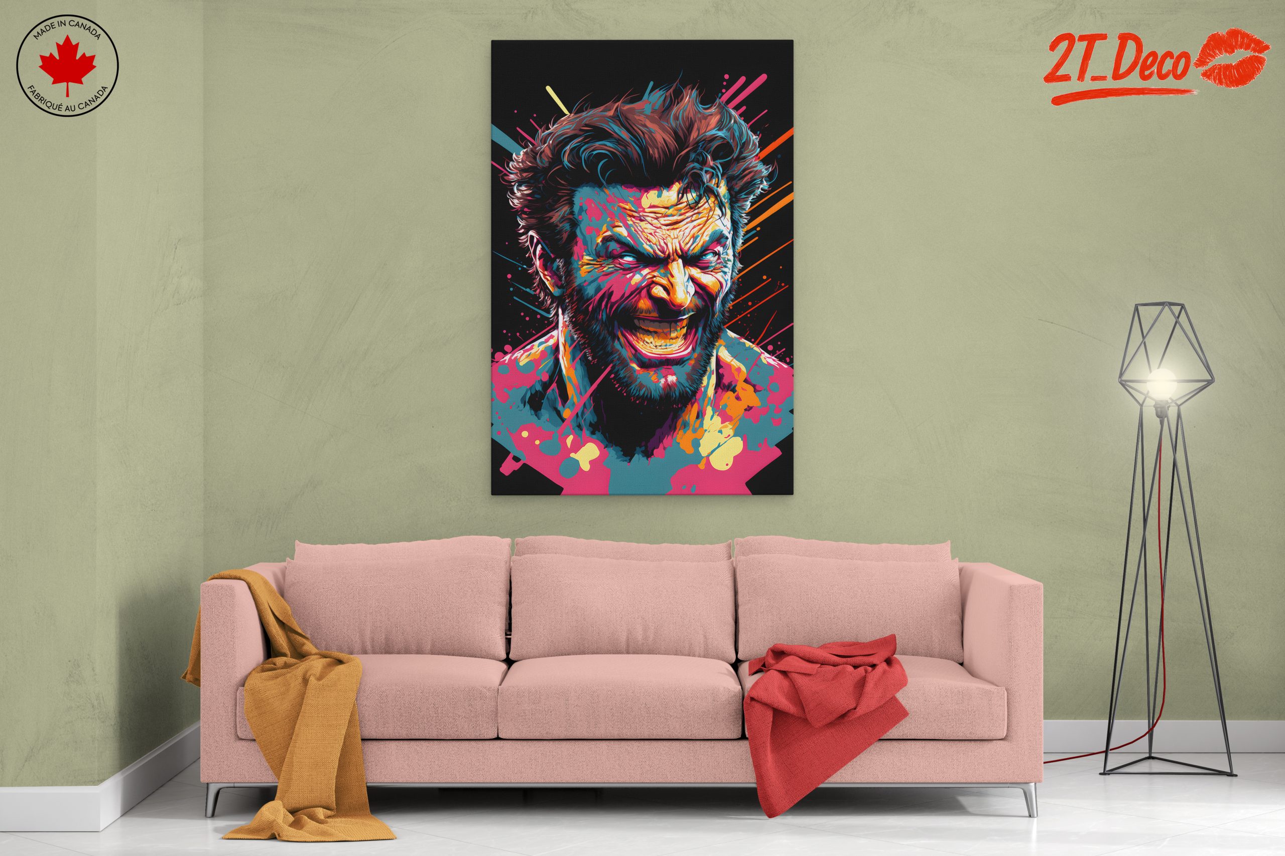 Vibrant Bold Character Art Featuring Wolverine - Image 2