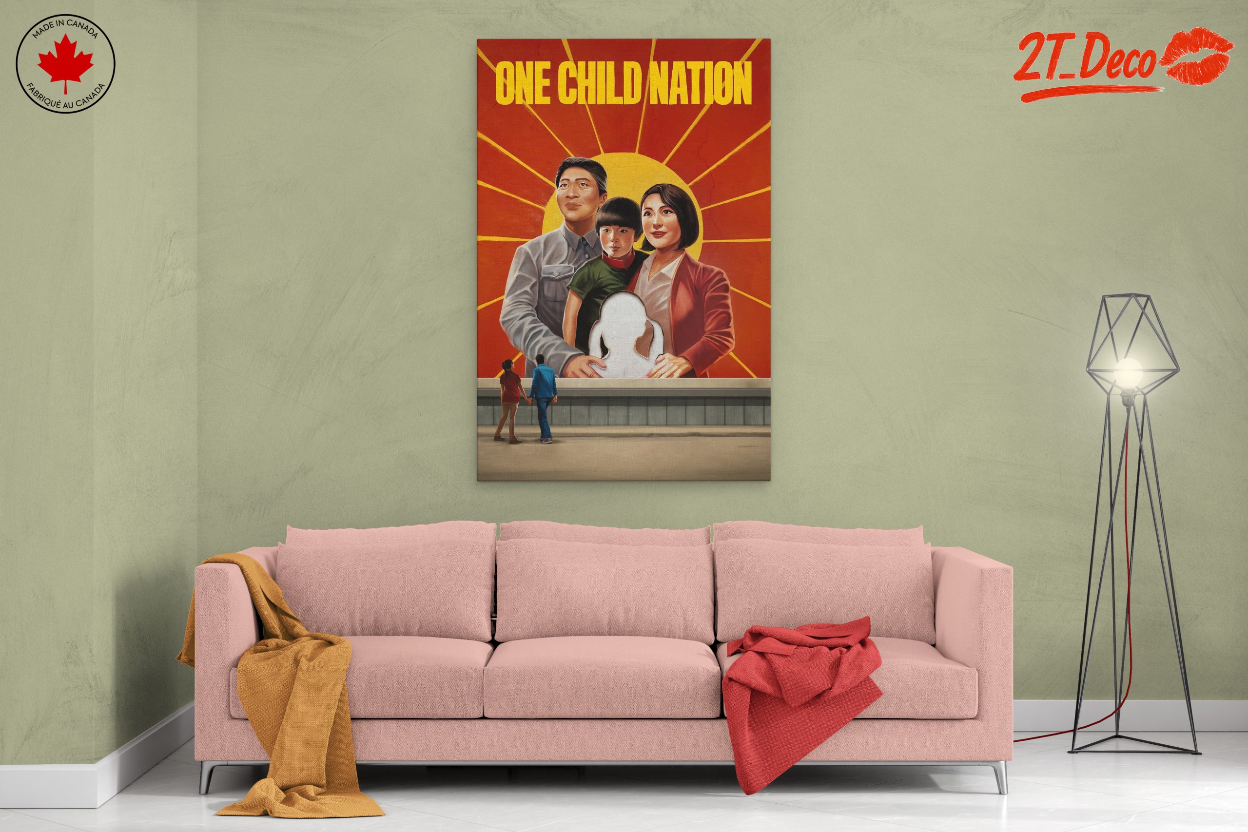 One Child Nation Social Commentary Art - Image 2