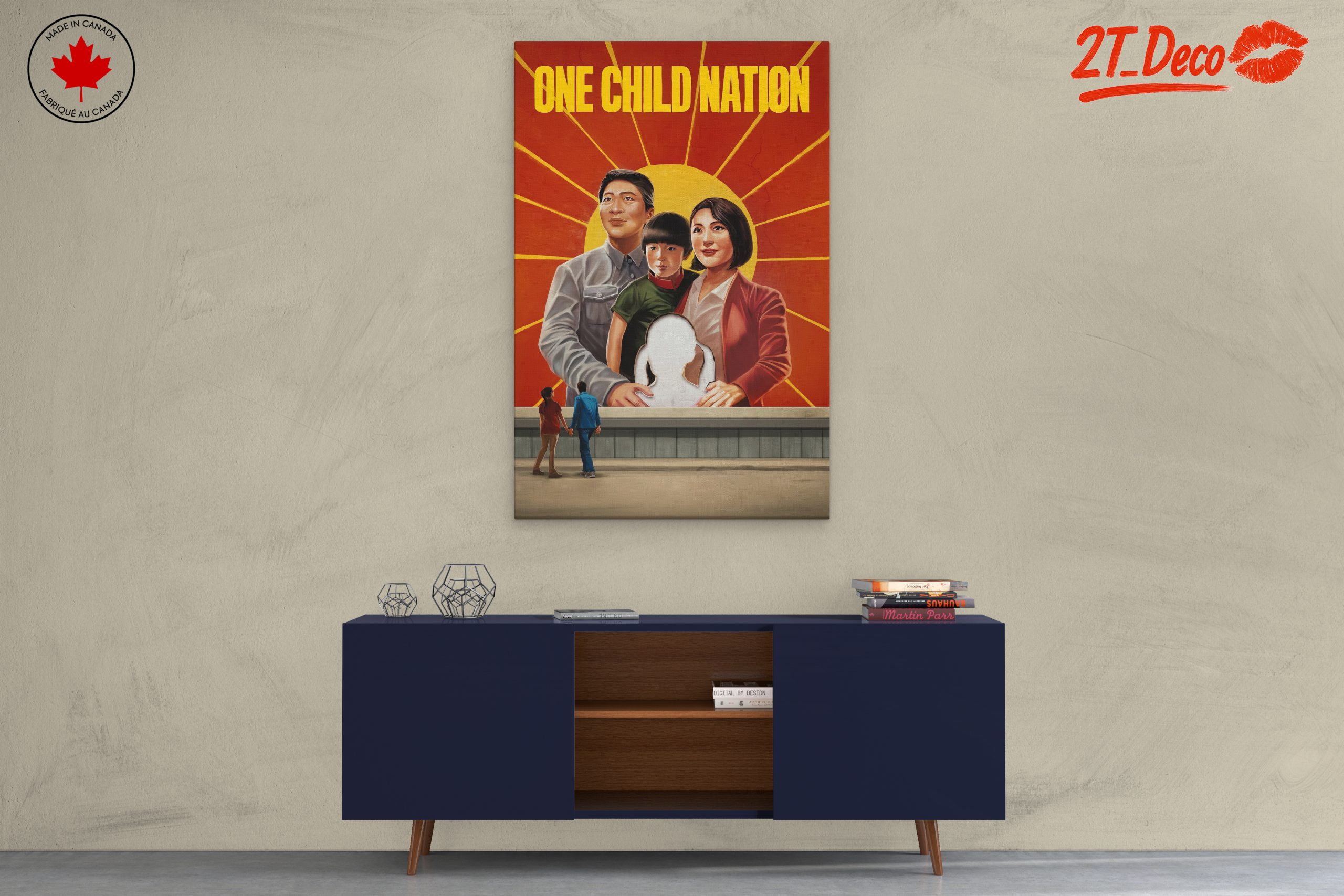 One Child Nation Social Commentary Art - Image 3