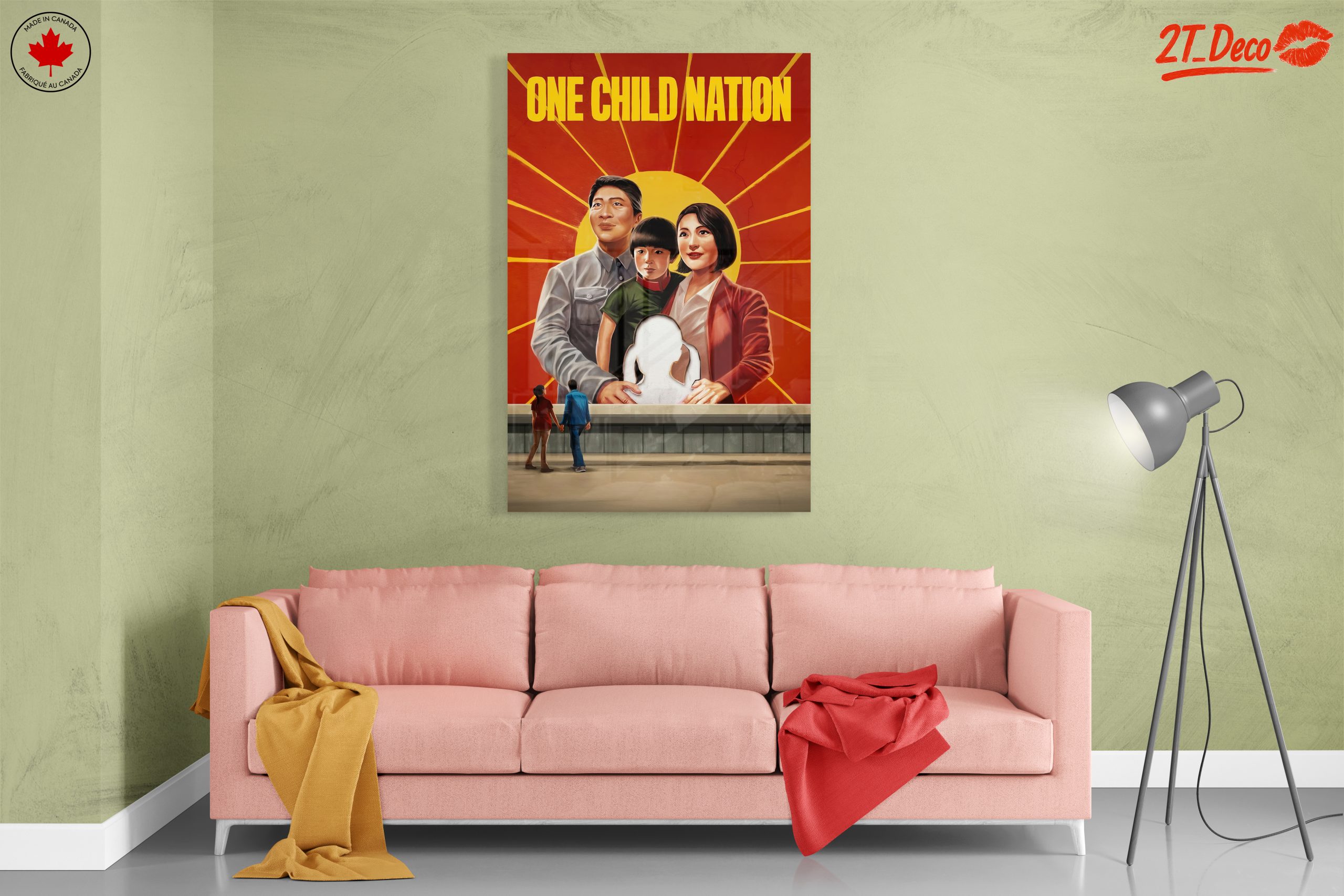 One Child Nation Social Commentary Art - Image 7