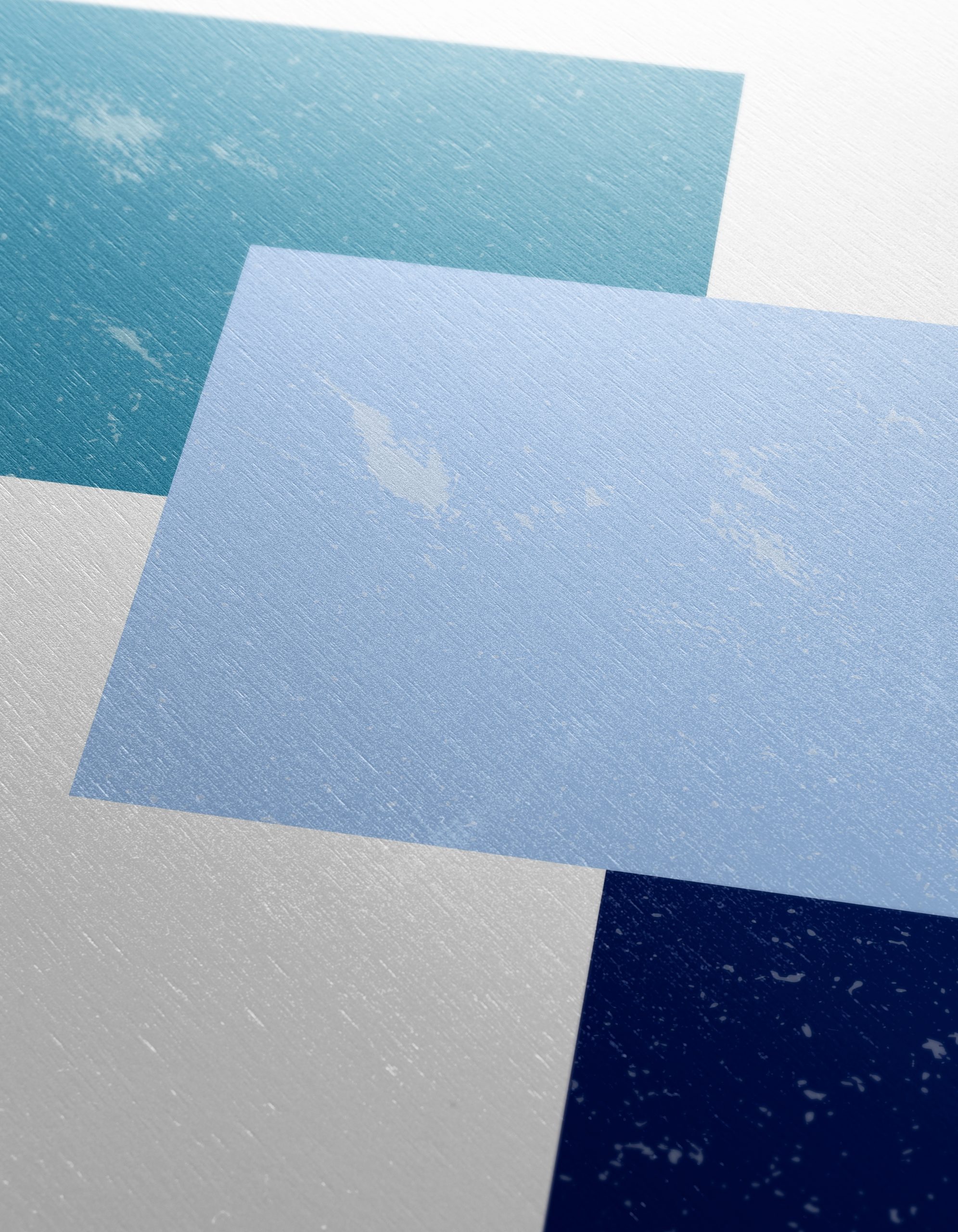 Geometric Blue Tones Abstract Art - Image 12