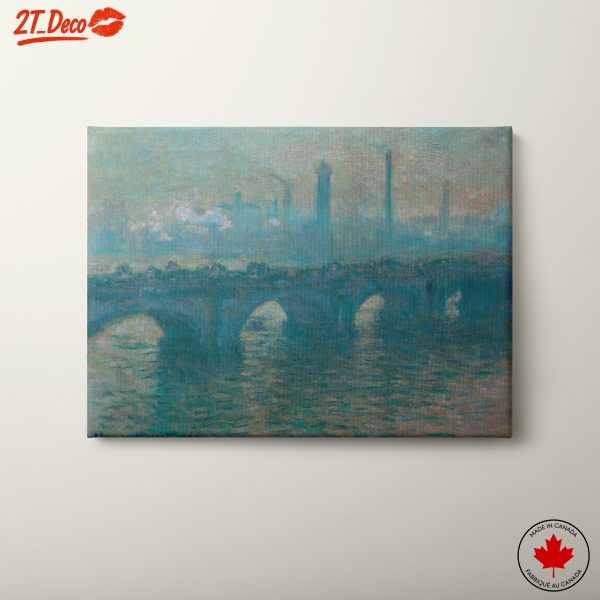 Abstract Cityscape Over Water