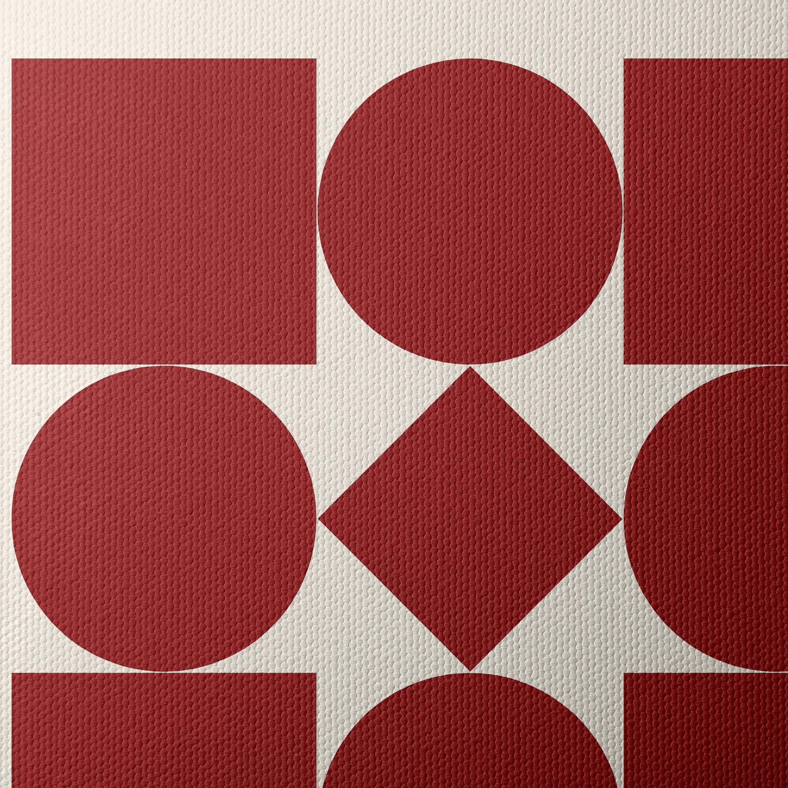 Bauhaus 1923 Exhibition Artwork with Geometric Shapes - Image 4