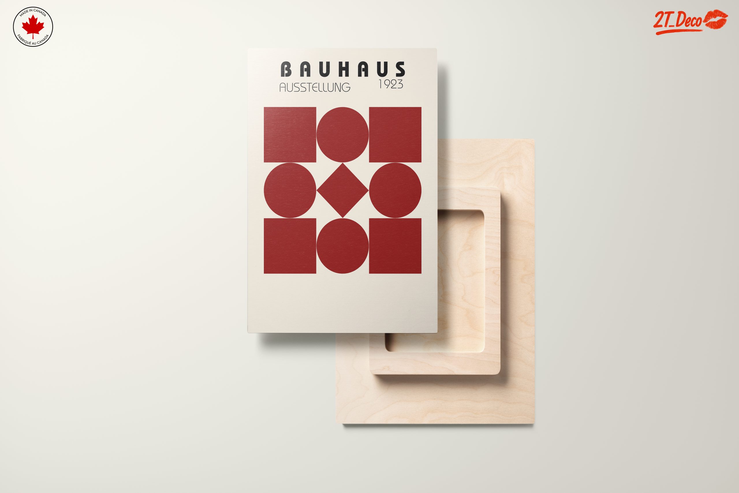 Bauhaus 1923 Exhibition Artwork with Geometric Shapes - Image 11